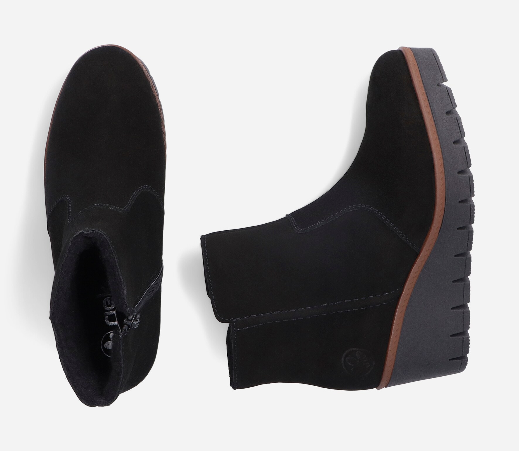 RIEKER, Boots Sort