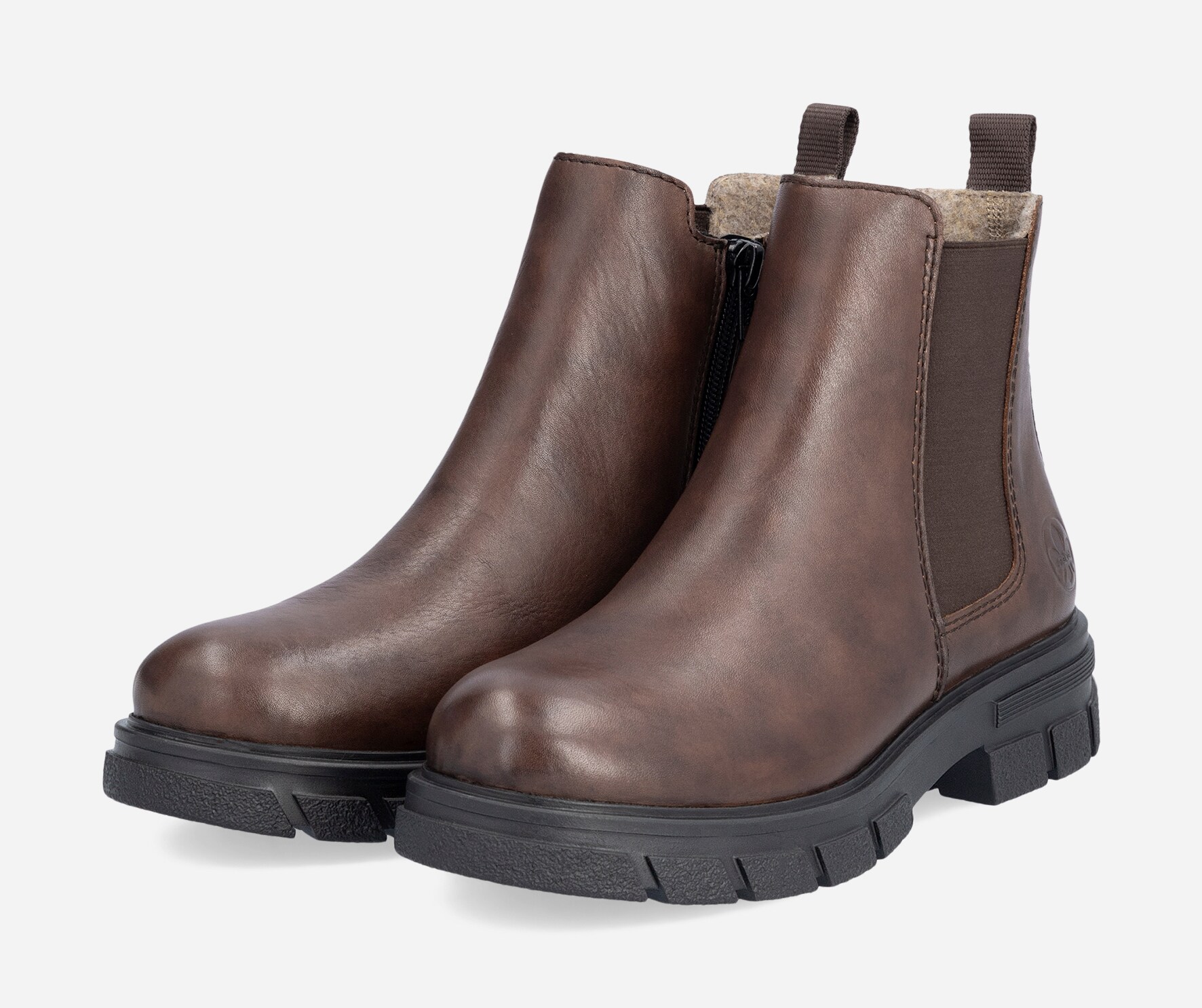 RIEKER, Chelseaboots Brun
