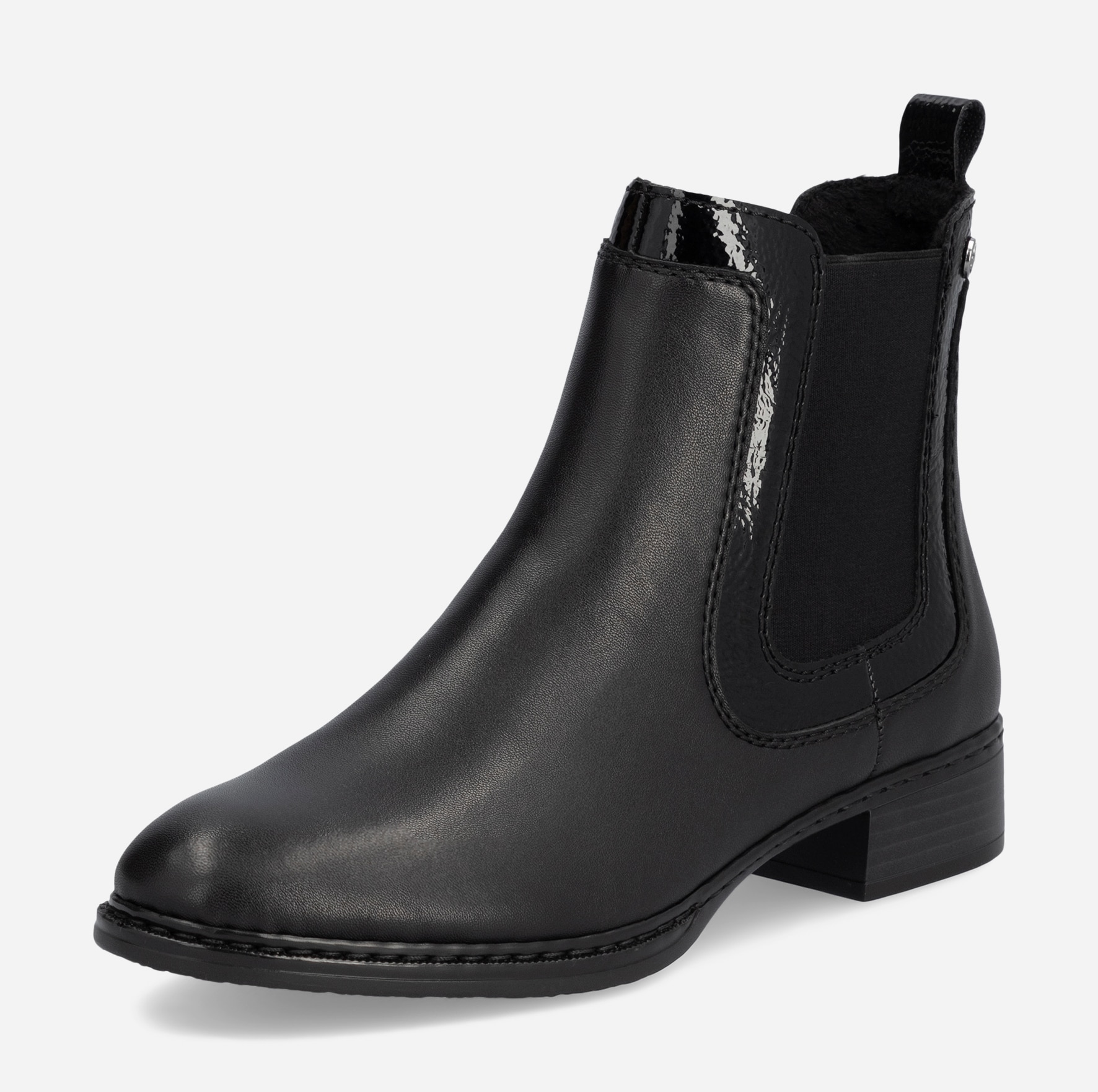 RIEKER, Chelseaboots Sort
