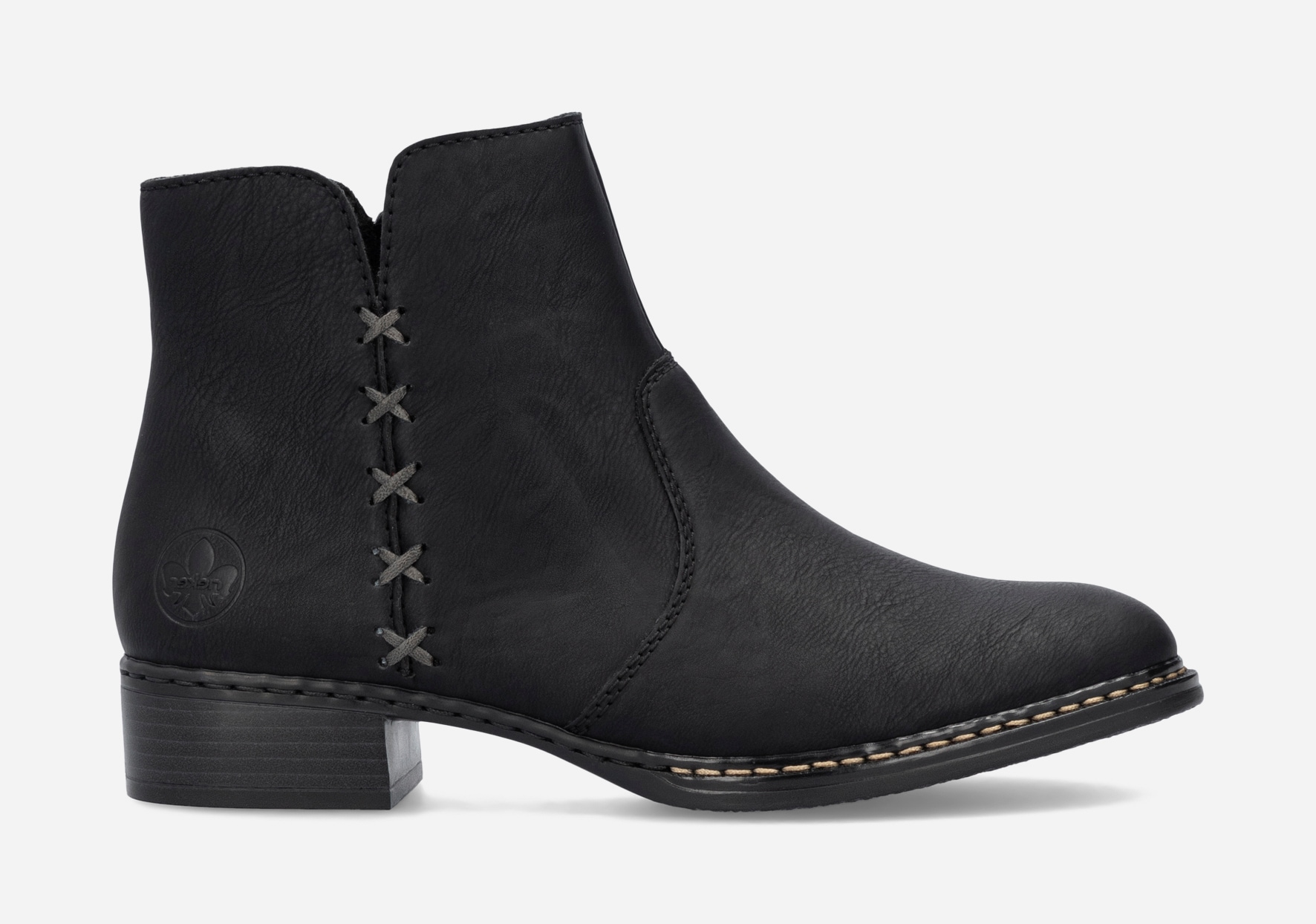 RIEKER, Boots Sort