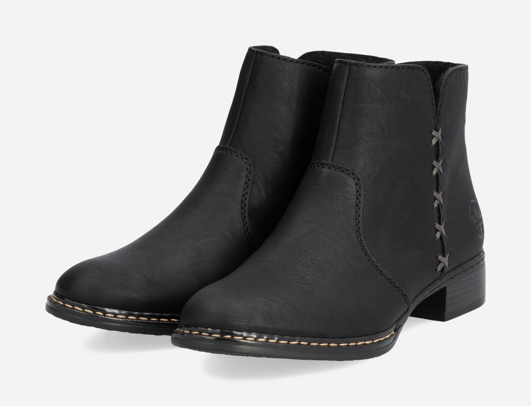 RIEKER, Boots Sort