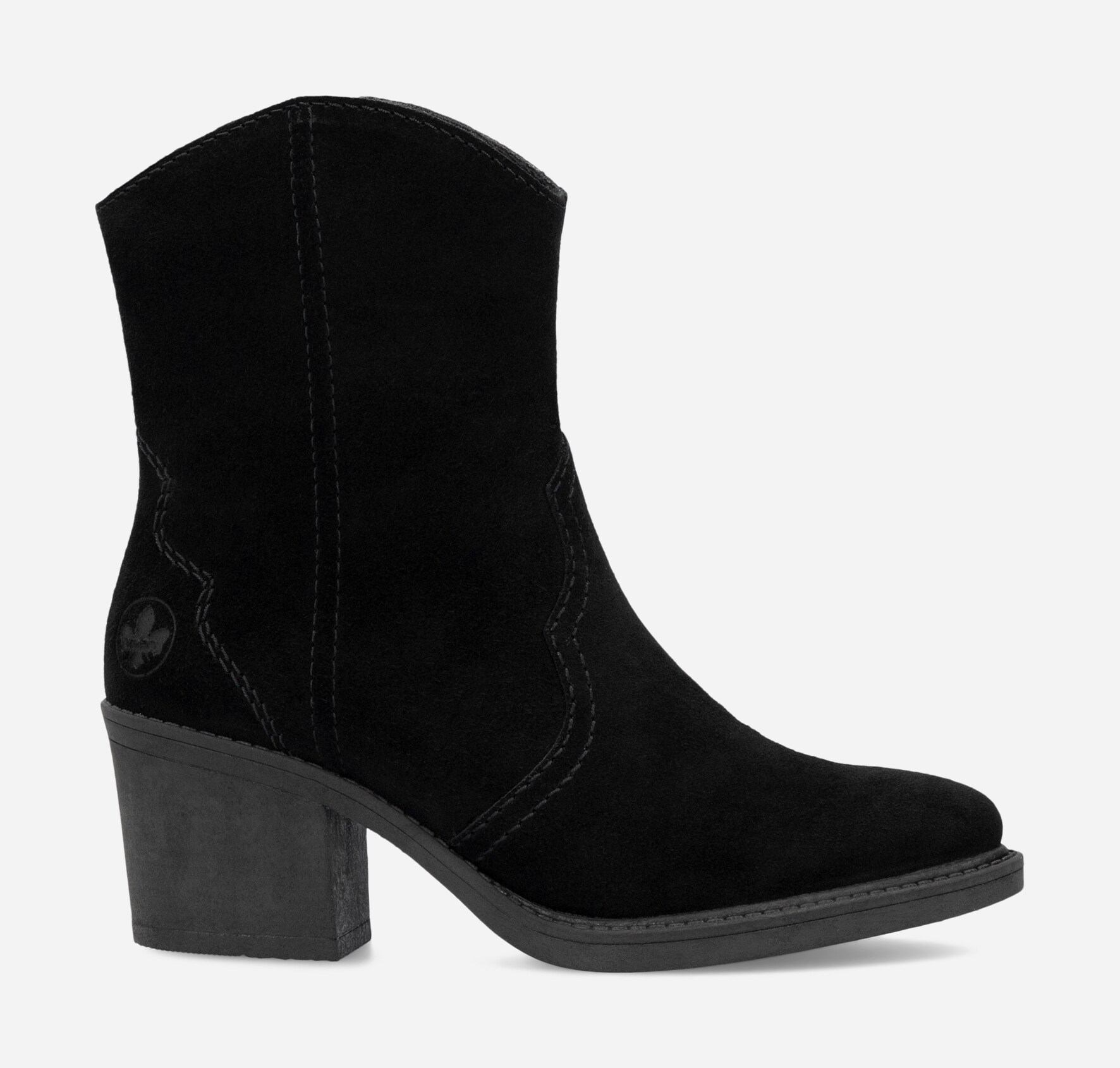 RIEKER, Cowboystøvel Sort