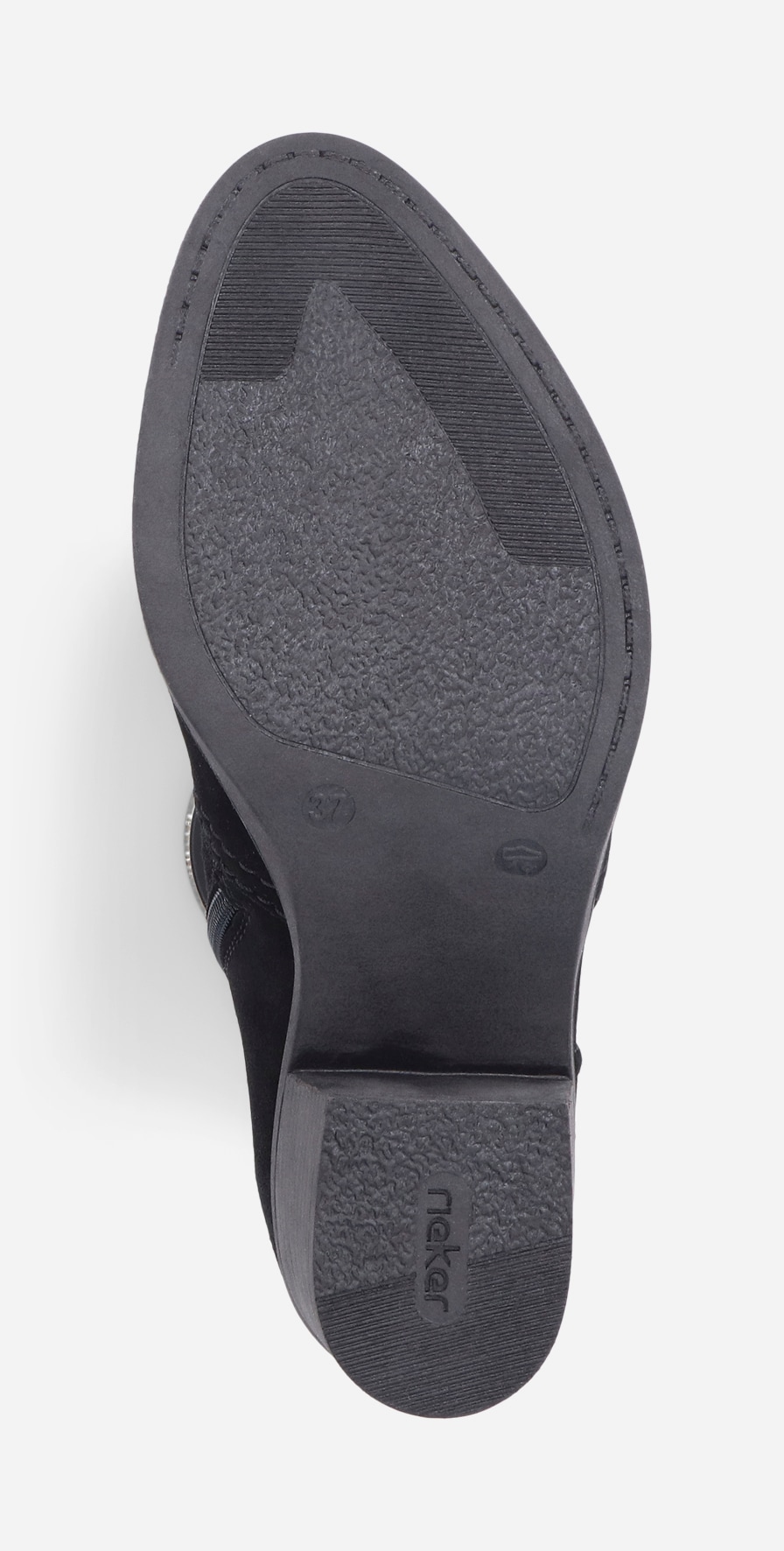 RIEKER, Cowboystøvel Sort