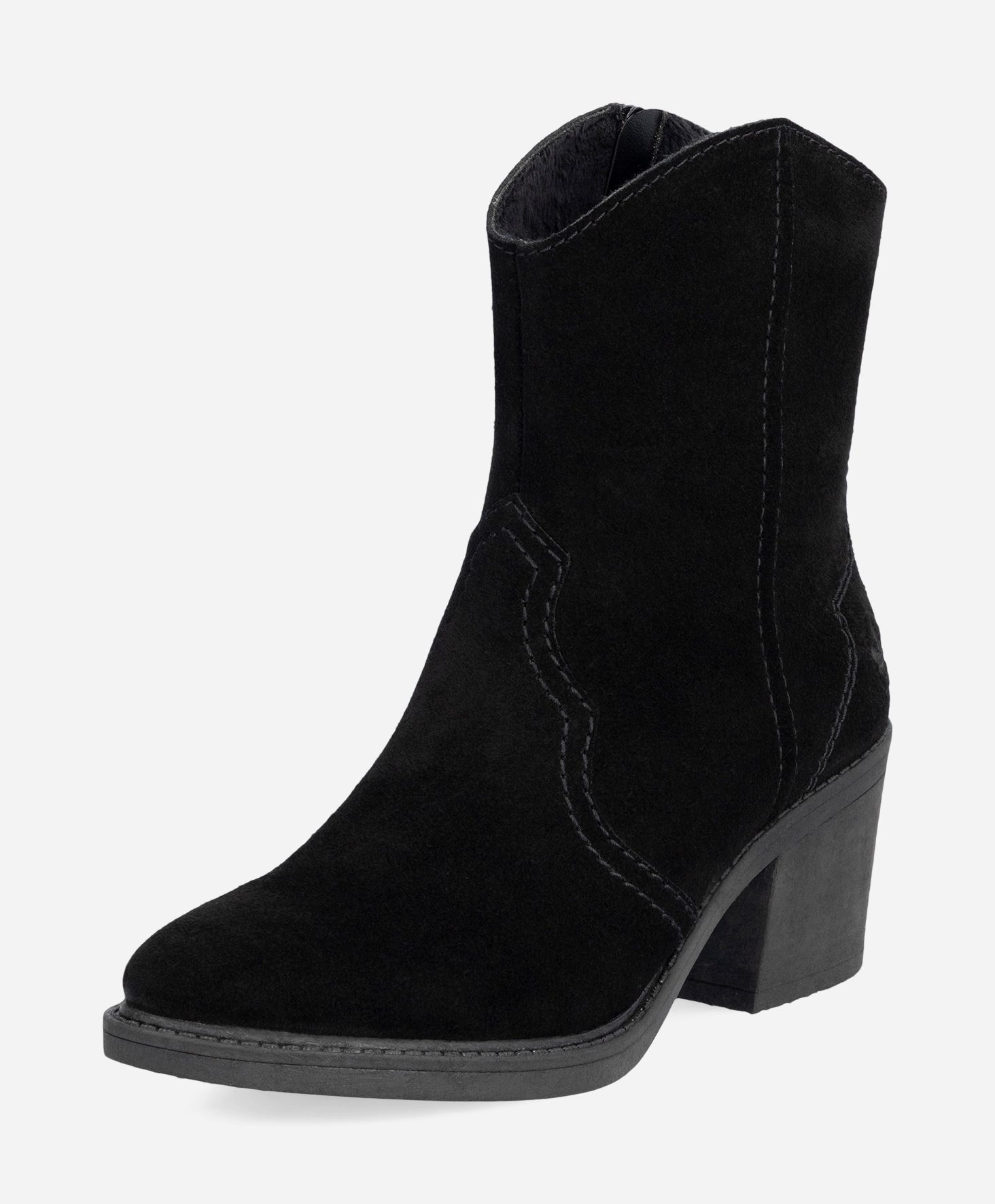 RIEKER, Cowboystøvel Sort