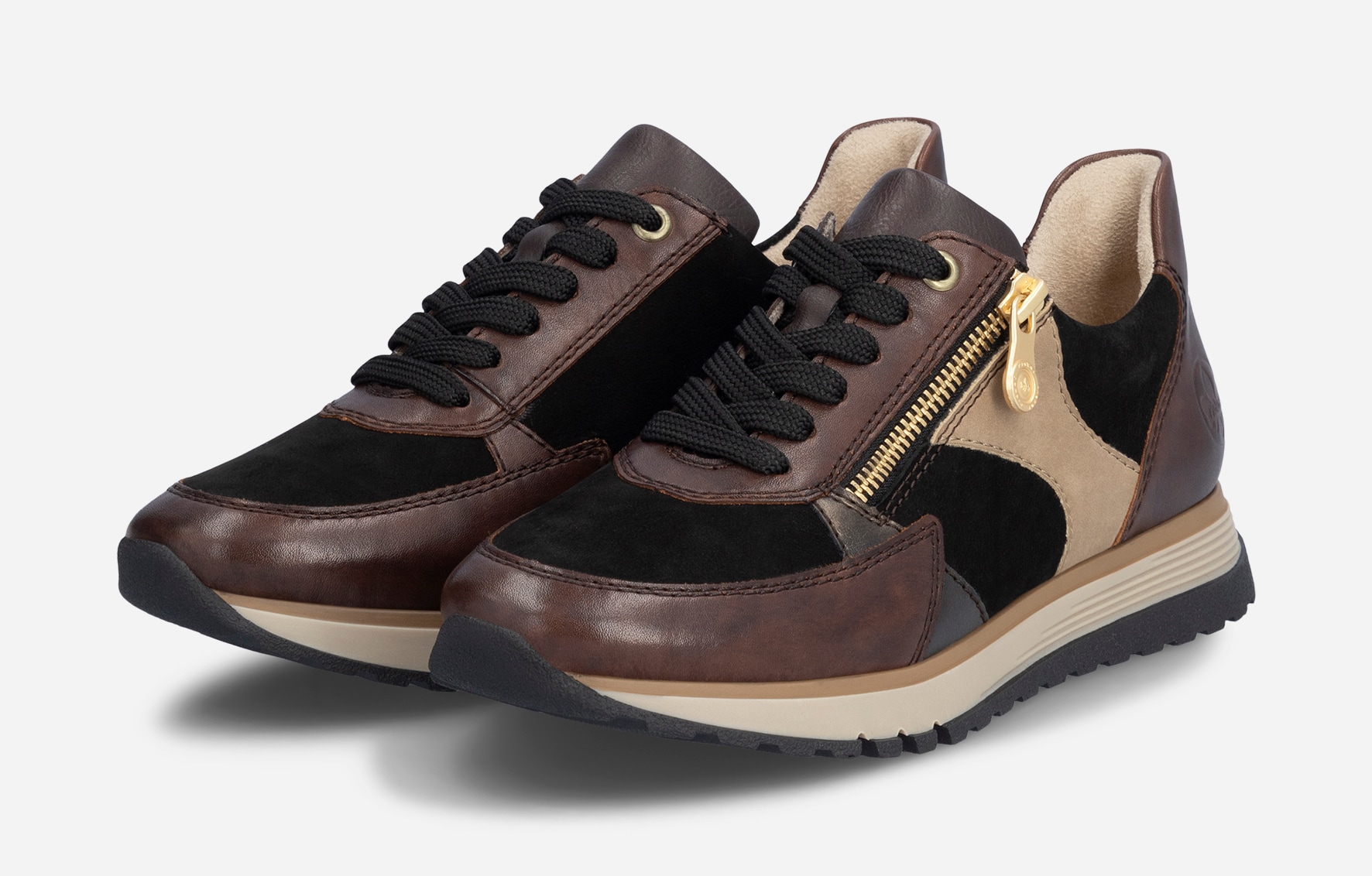 RIEKER, Sneakers Brun
