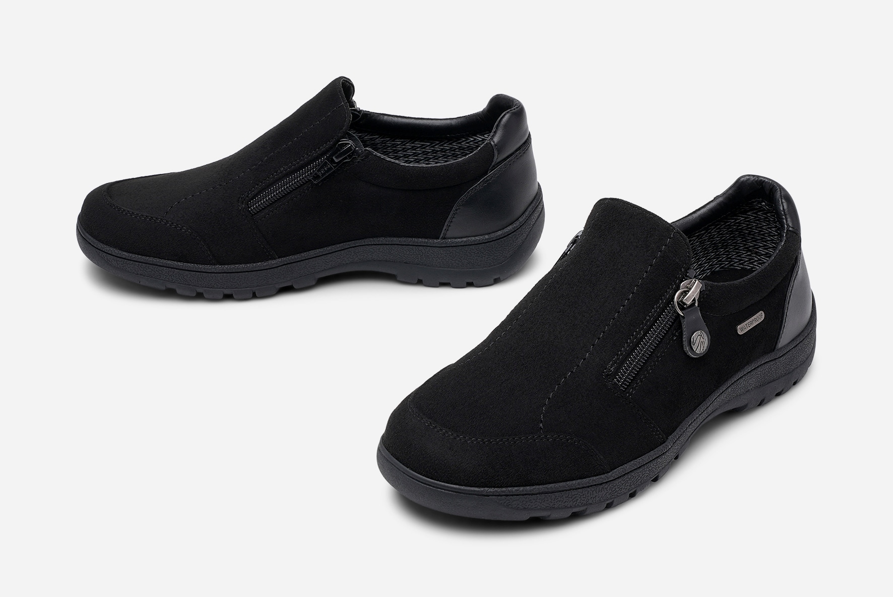 SO ALL, Sneakers waterproof Sort
