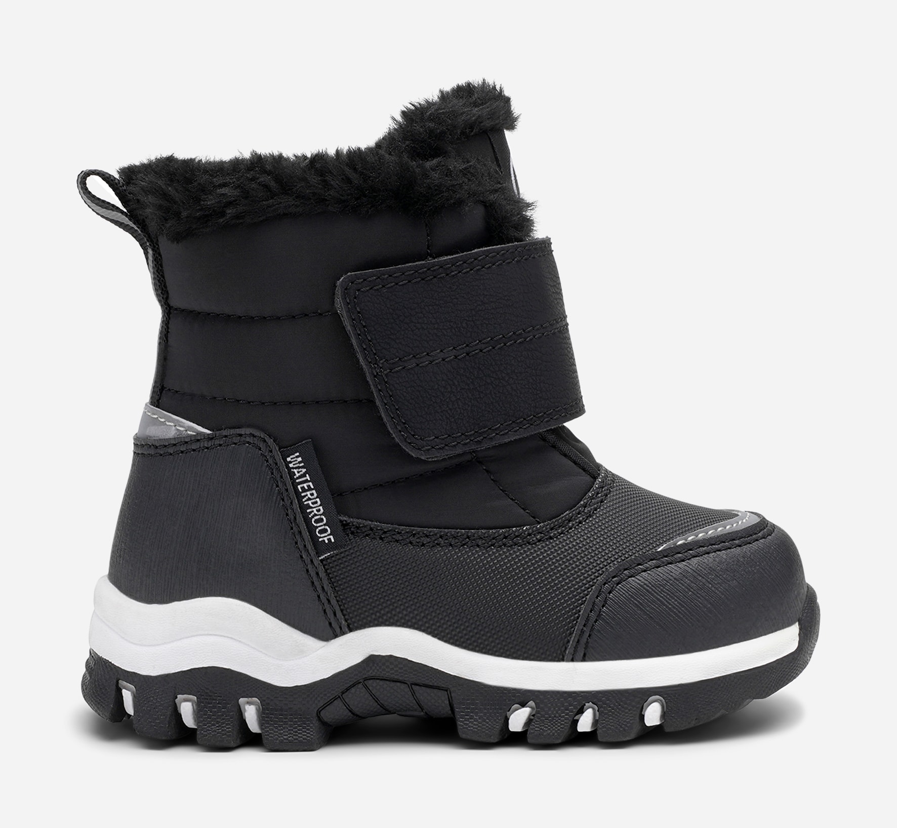 LINEAR, Varmforet skolett waterproof Sort