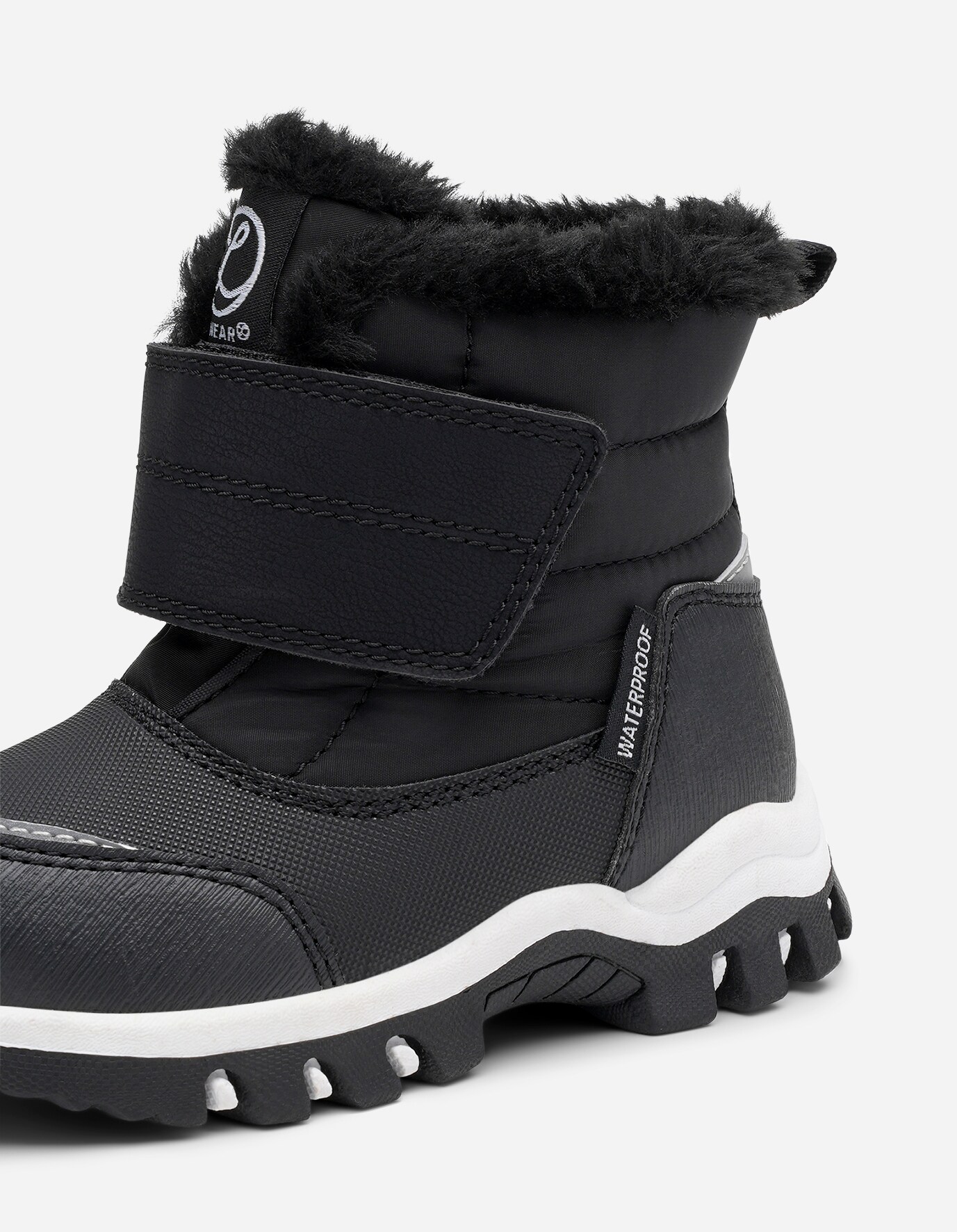 LINEAR, Varmforet skolett waterproof Sort