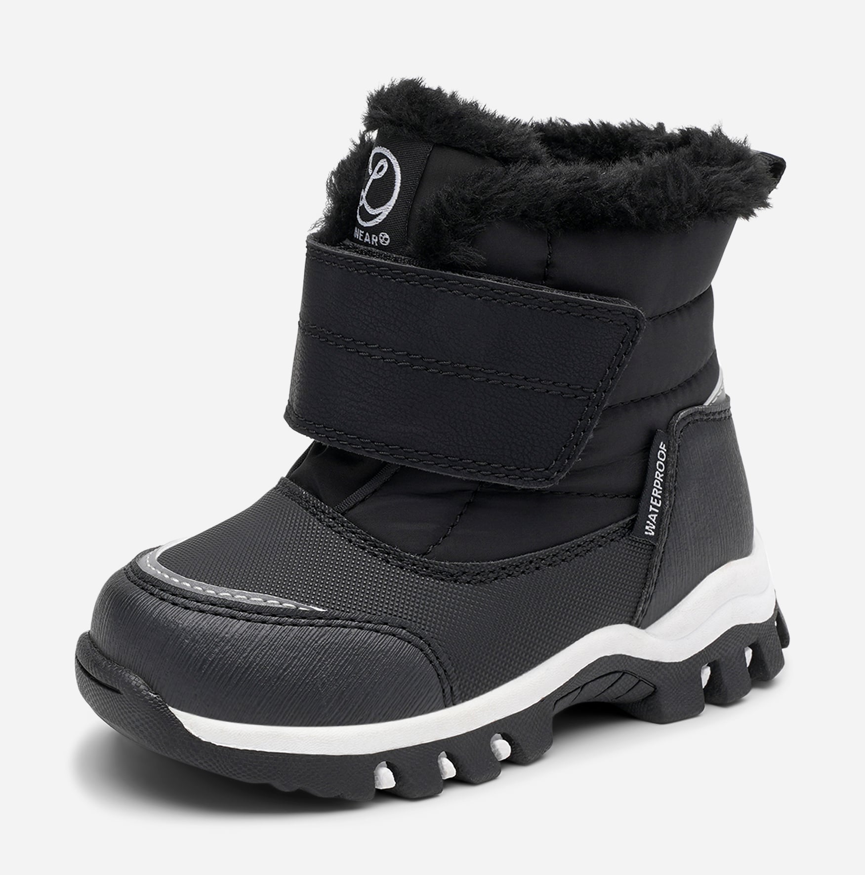 LINEAR, Varmforet skolett waterproof Sort
