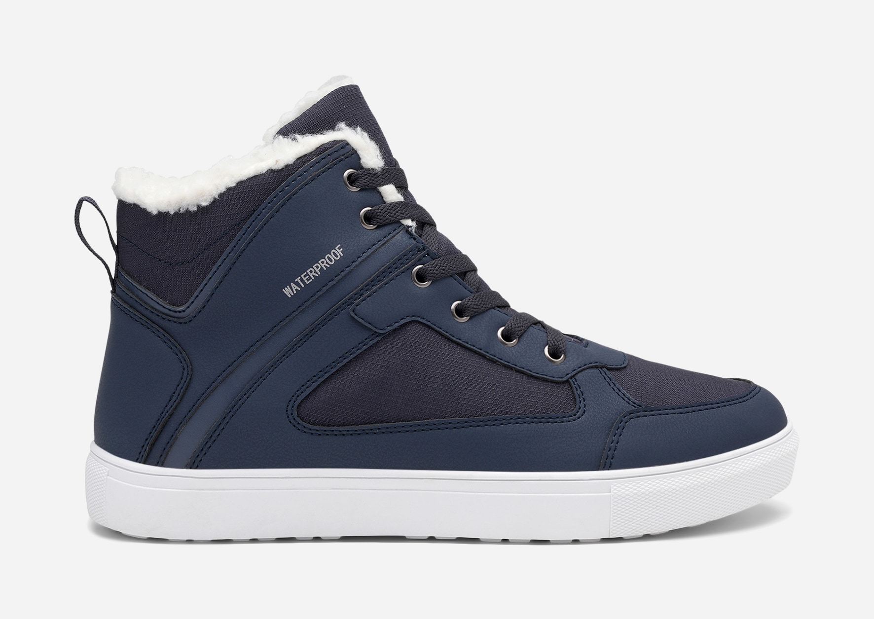 LINEAR, Varmforet høy sneakers waterproof Blå