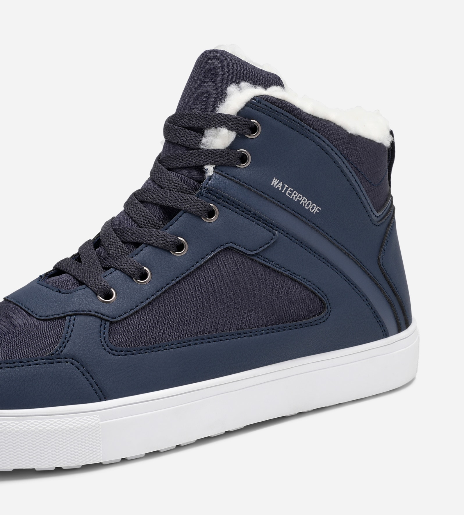 LINEAR, Varmforet høy sneakers waterproof Blå
