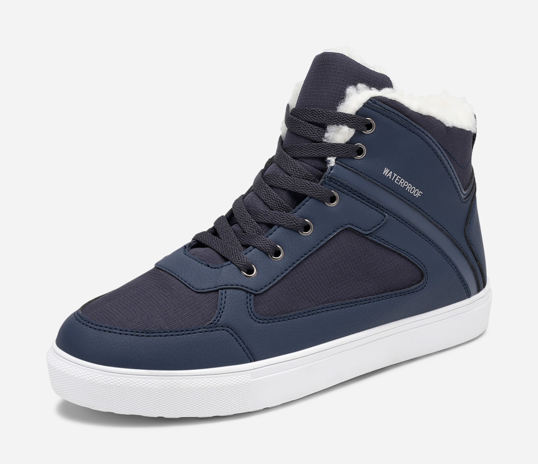 LINEAR, Varmforet høy sneakers waterproof Blå