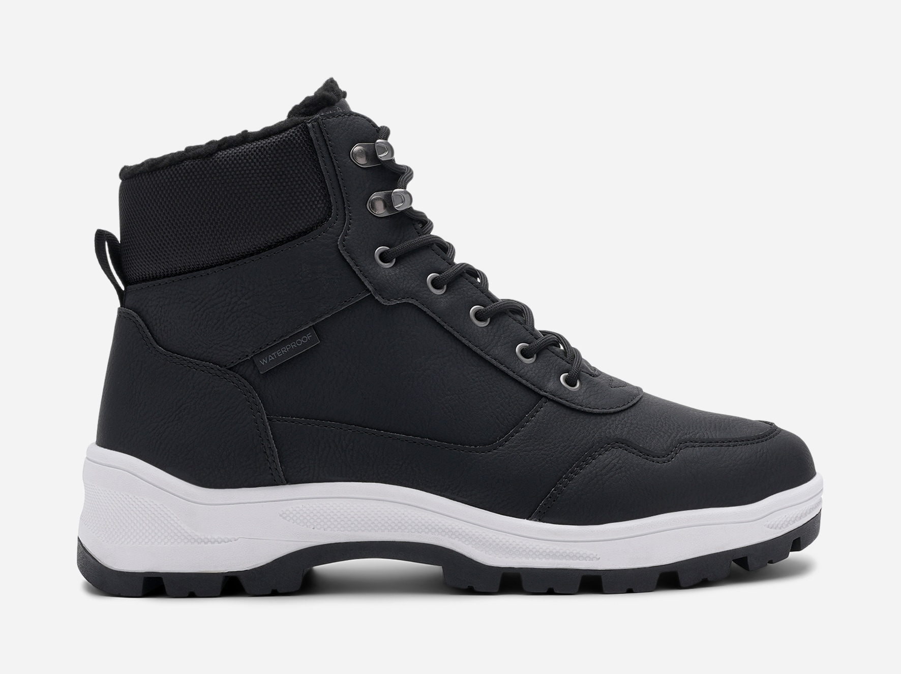 LINEAR, Varmforet skolett waterproof Sort