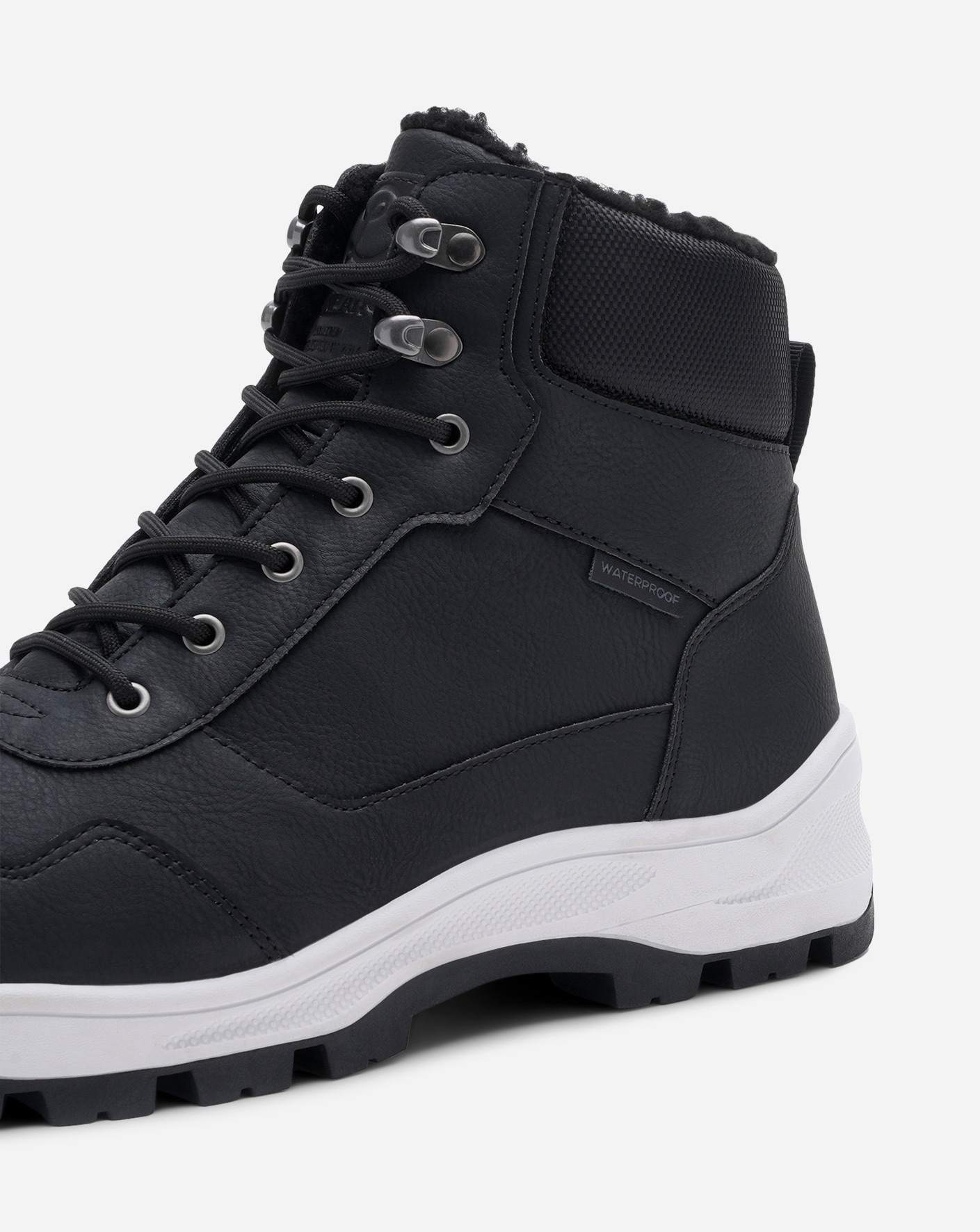 LINEAR, Varmforet skolett waterproof Sort