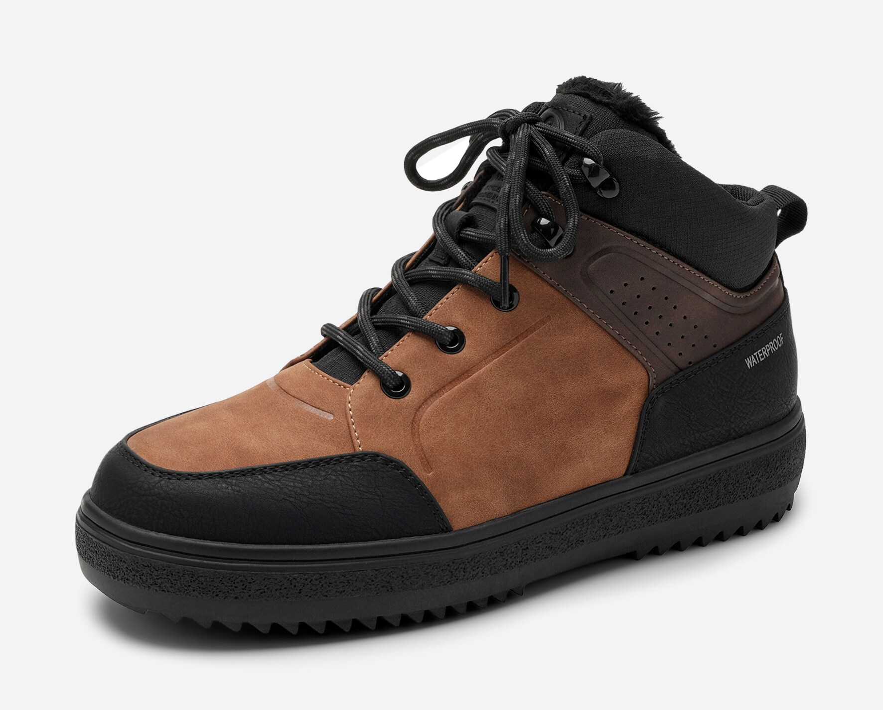 LINEAR, Varmforet høy sneakers waterproof Sort
