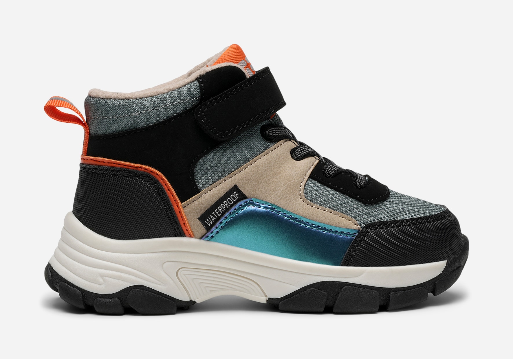 DINSKO, Fleeceforet høy sneakers waterproof Flerfarget