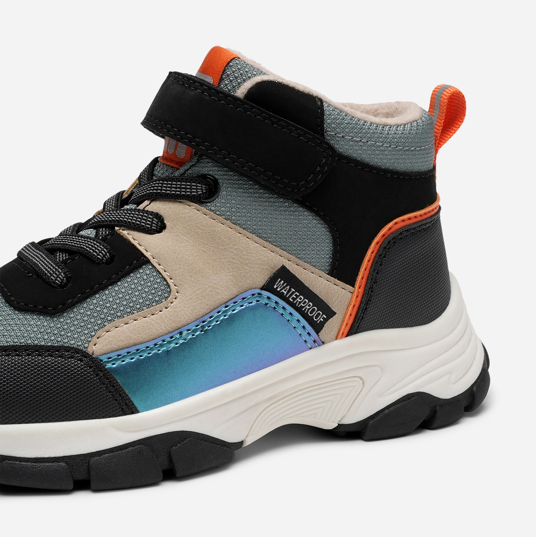 DINSKO, Fleeceforet høy sneakers waterproof Flerfarget