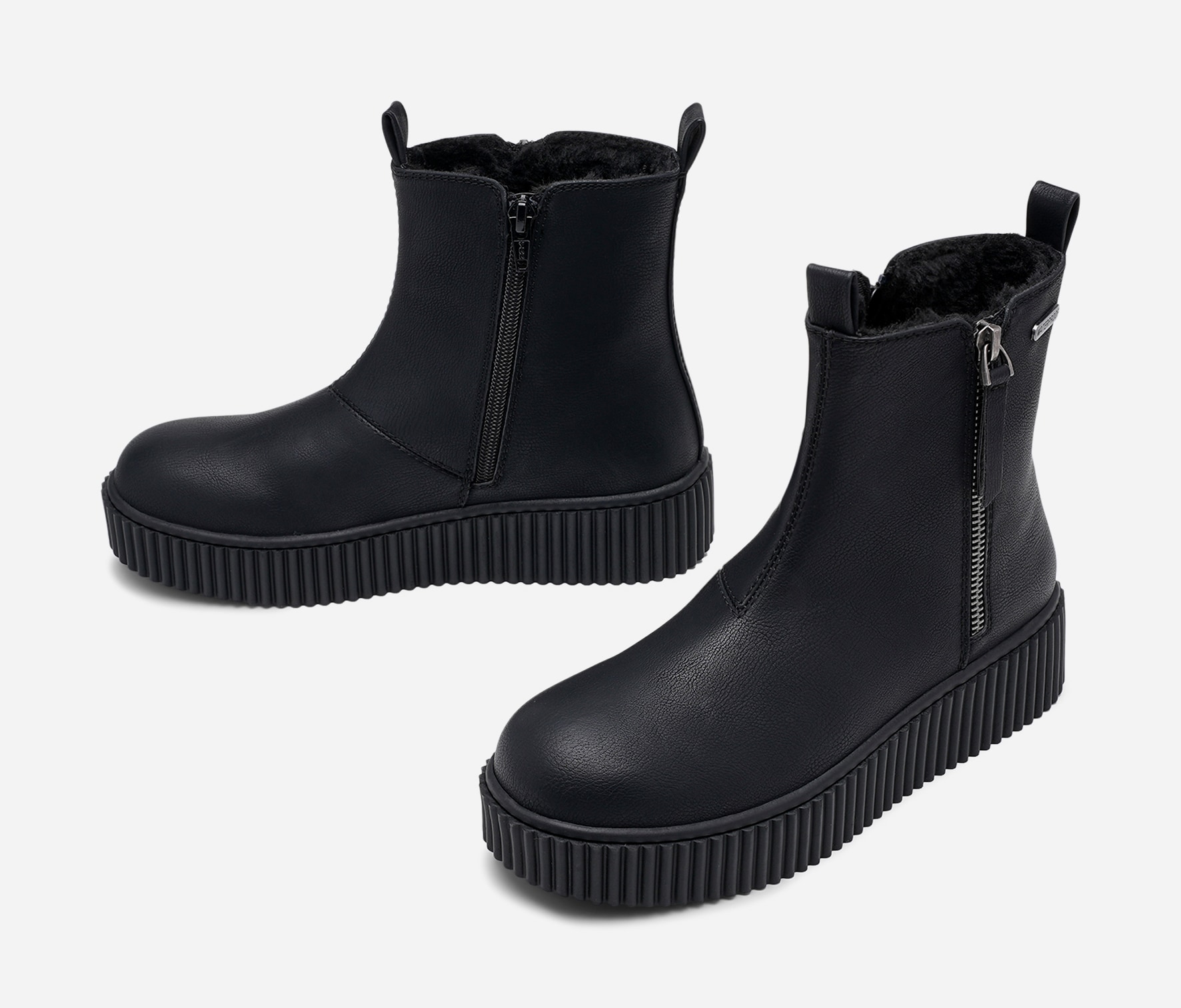 DINSKO, Varmforet boots, waterproof Sort