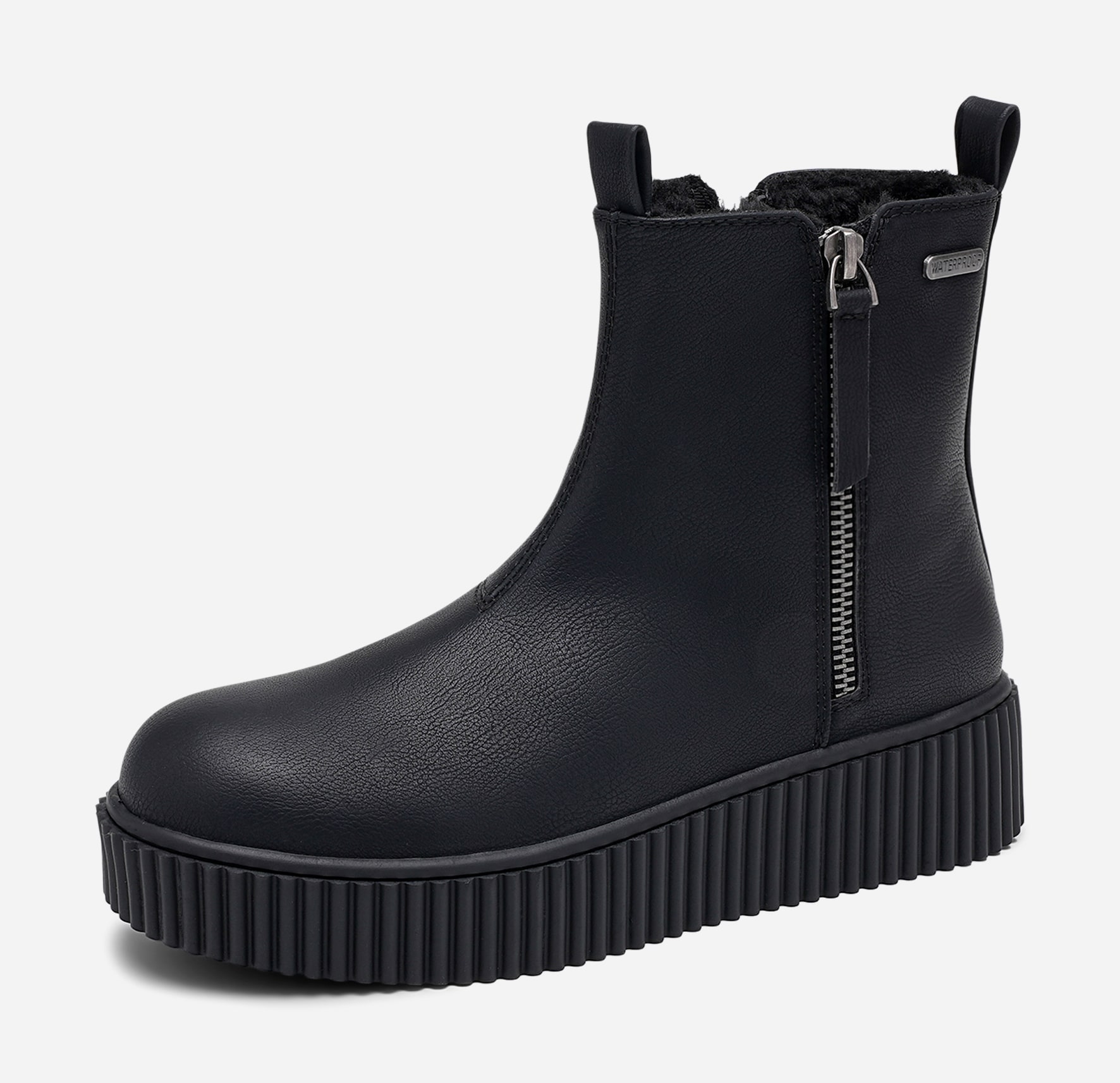 DINSKO, Varmforet boots, waterproof Sort
