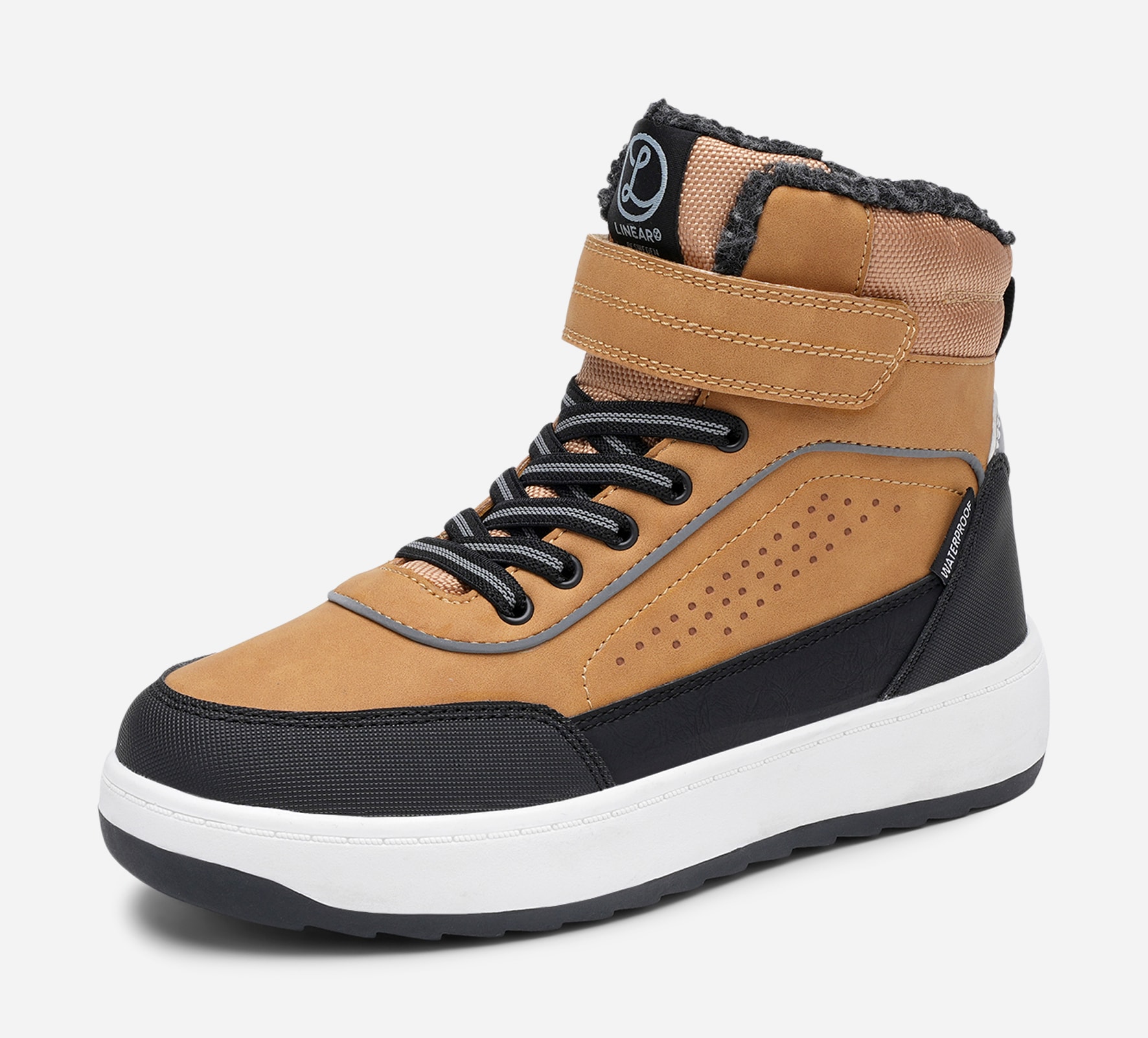 LINEAR, Varmforet skolett waterproof Gul