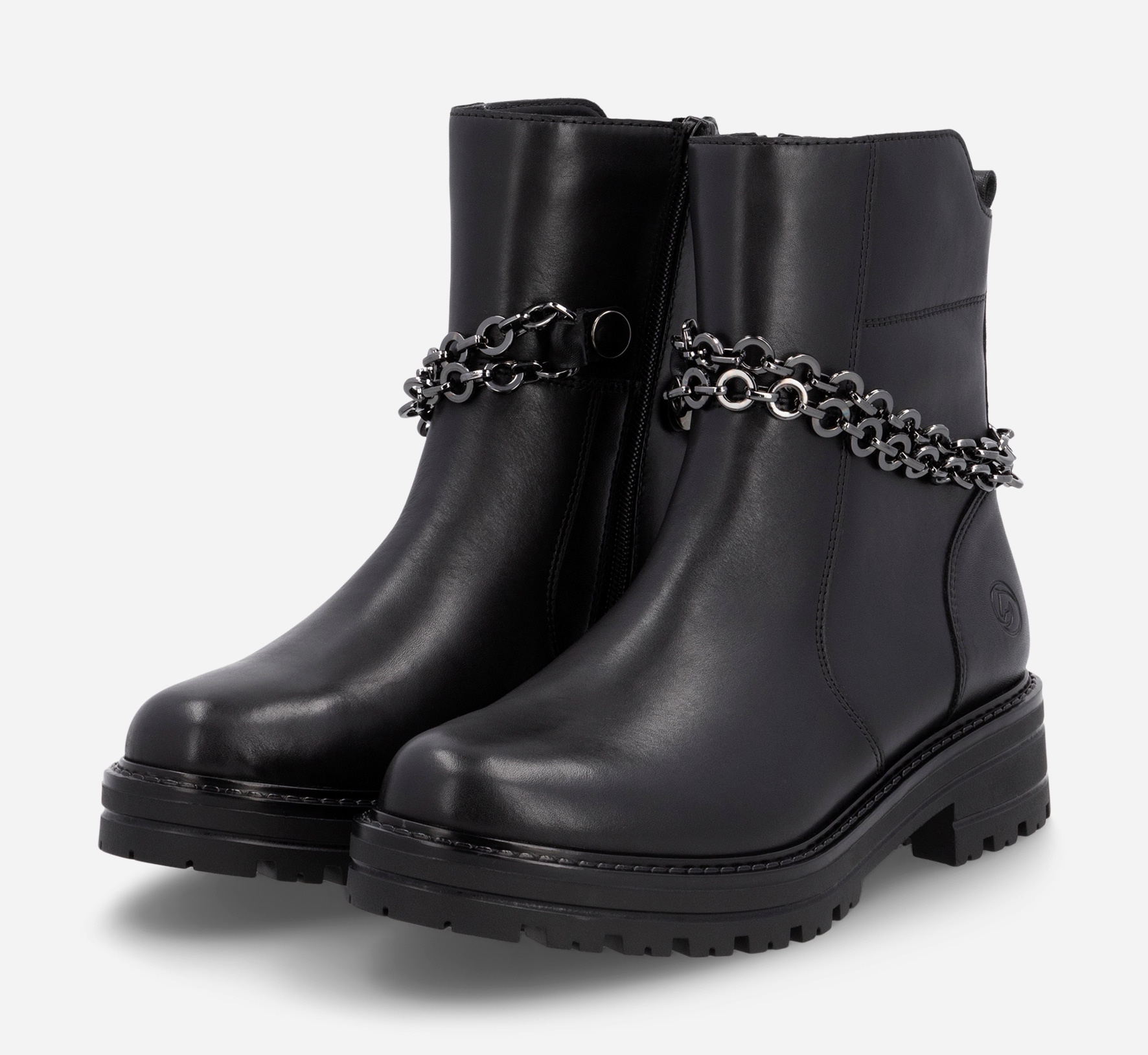 REMONTE, Boots med glidelås Sort