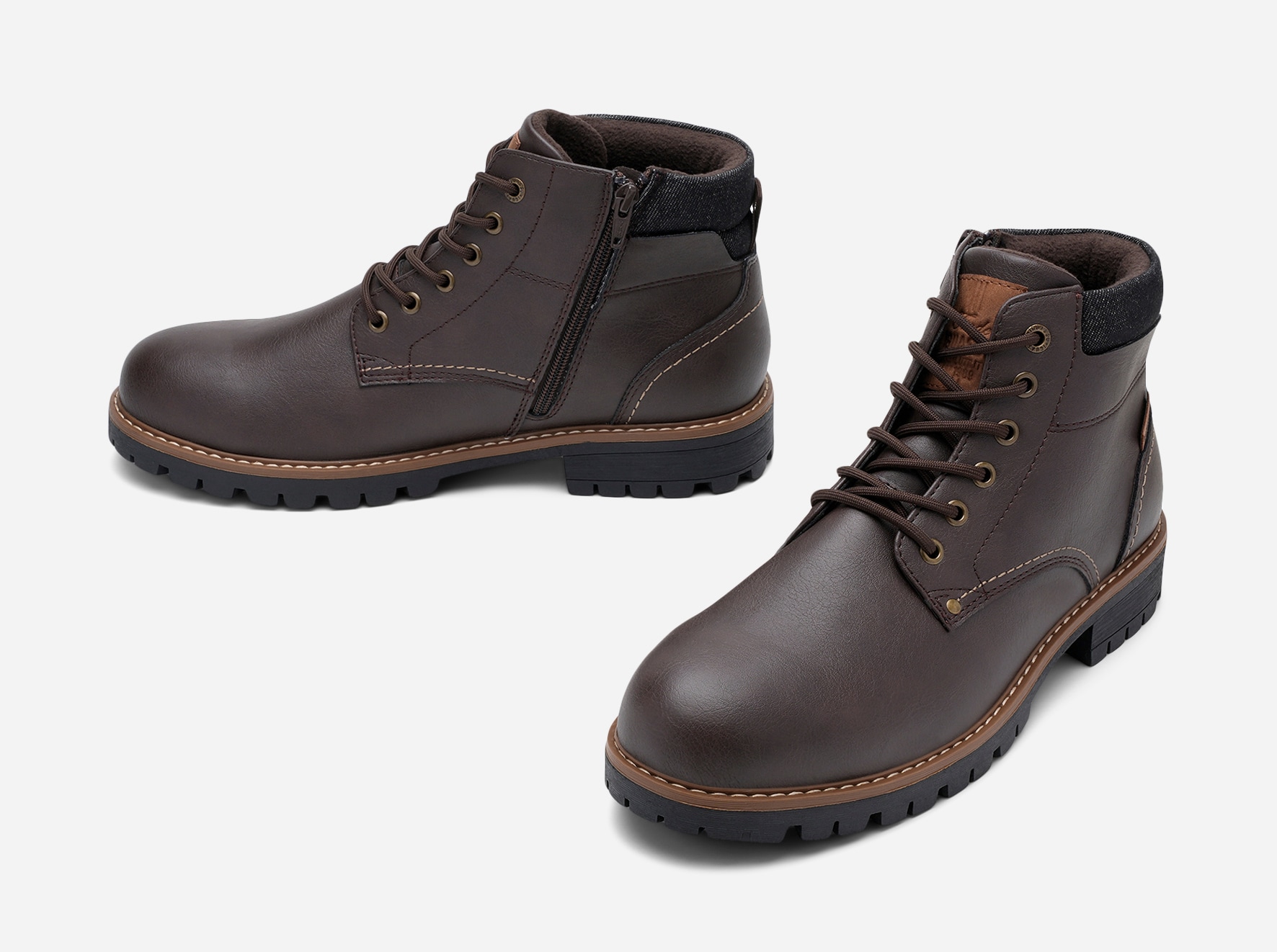 IGUASSU, Fleeceforet skolett waterproof Brun