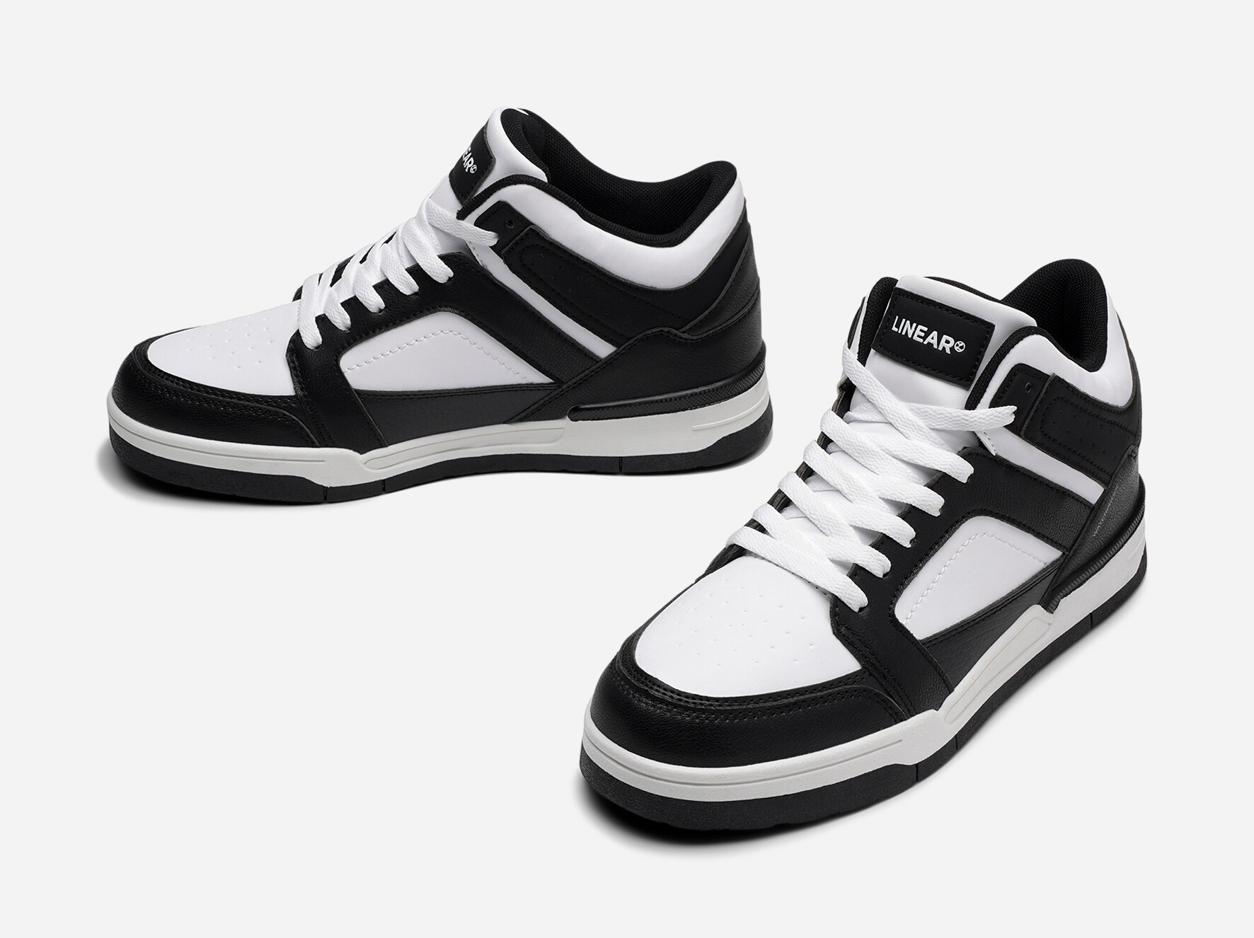 LINEAR, Høye sneakers, waterproof Hvit