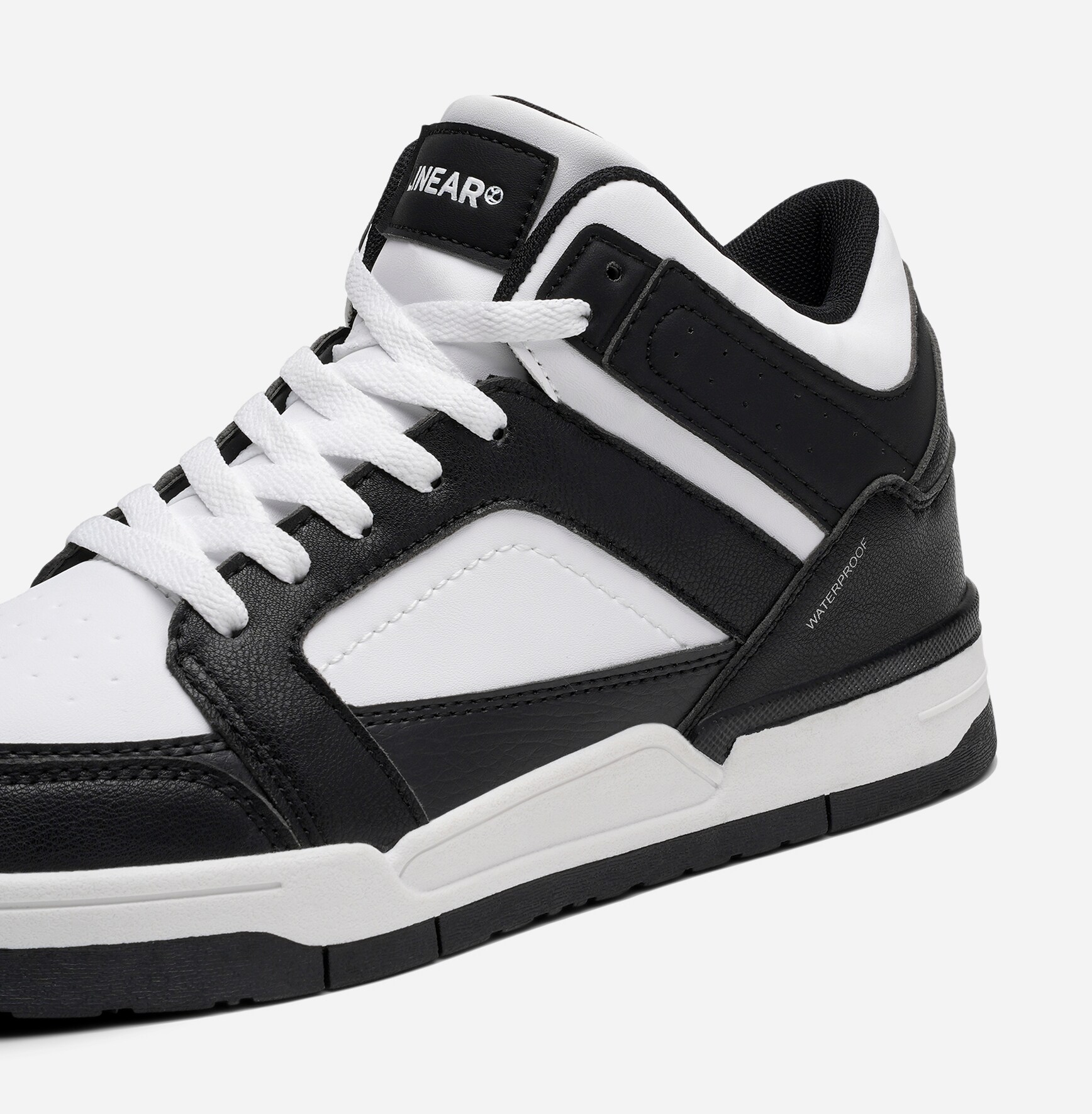 LINEAR, Høye sneakers, waterproof Hvit