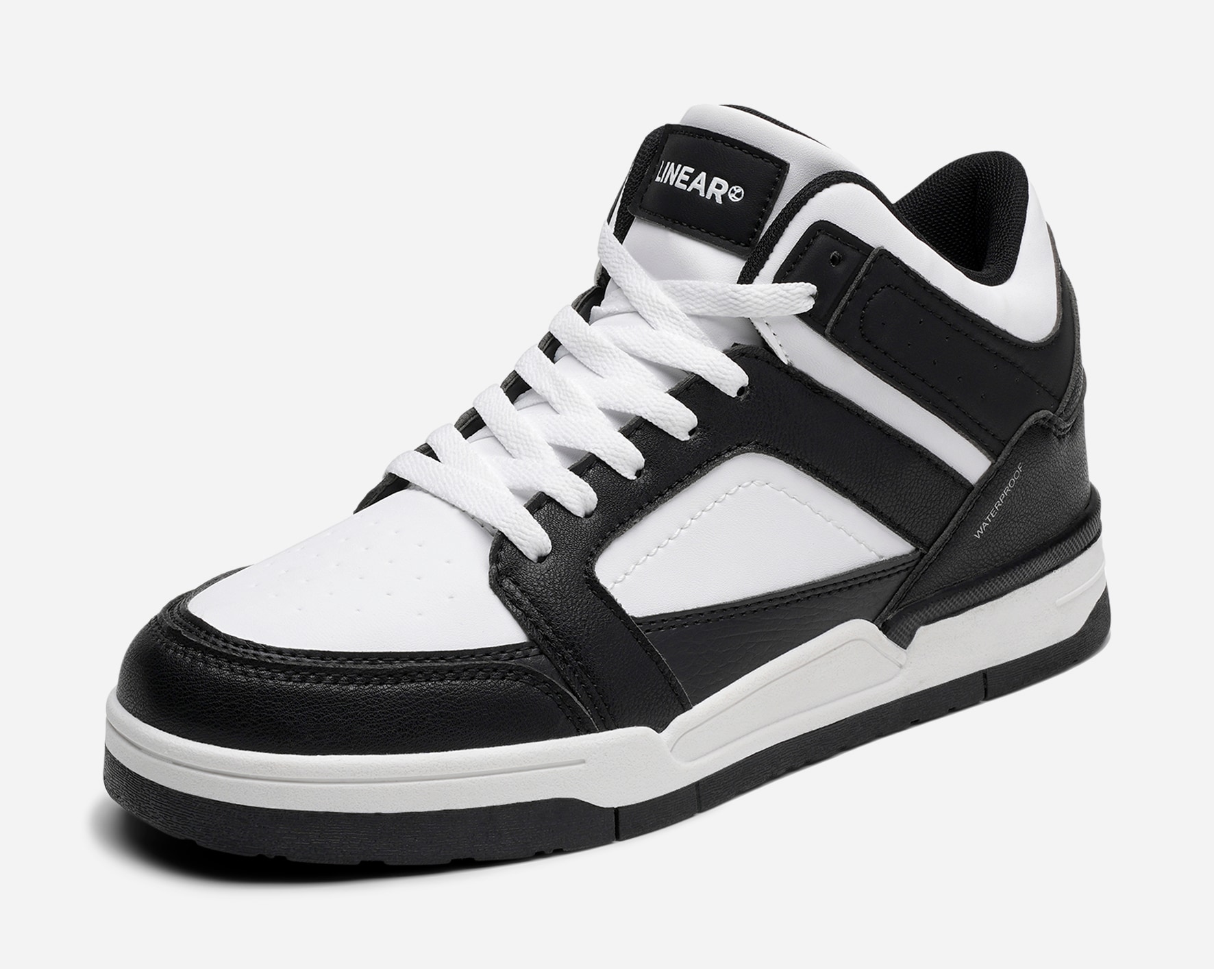 LINEAR, Høye sneakers, waterproof Hvit