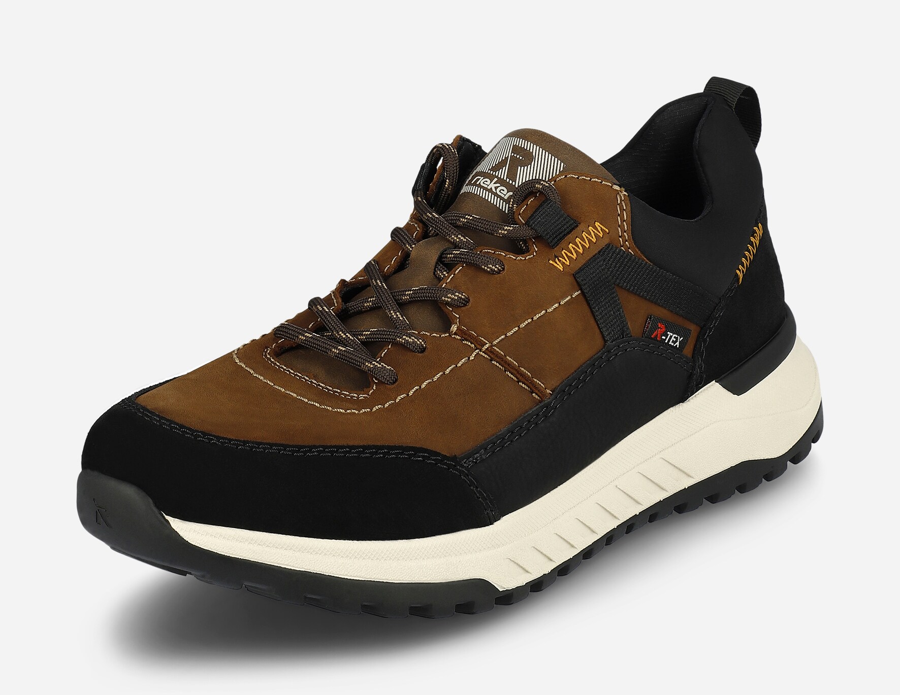 RIEKER, Spasersko med snøring Brun