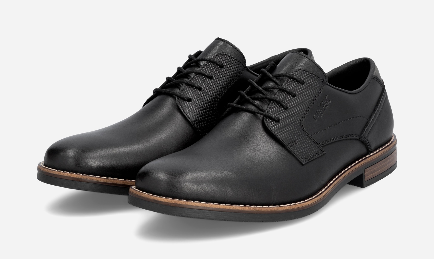 RIEKER, Snøresko Sort