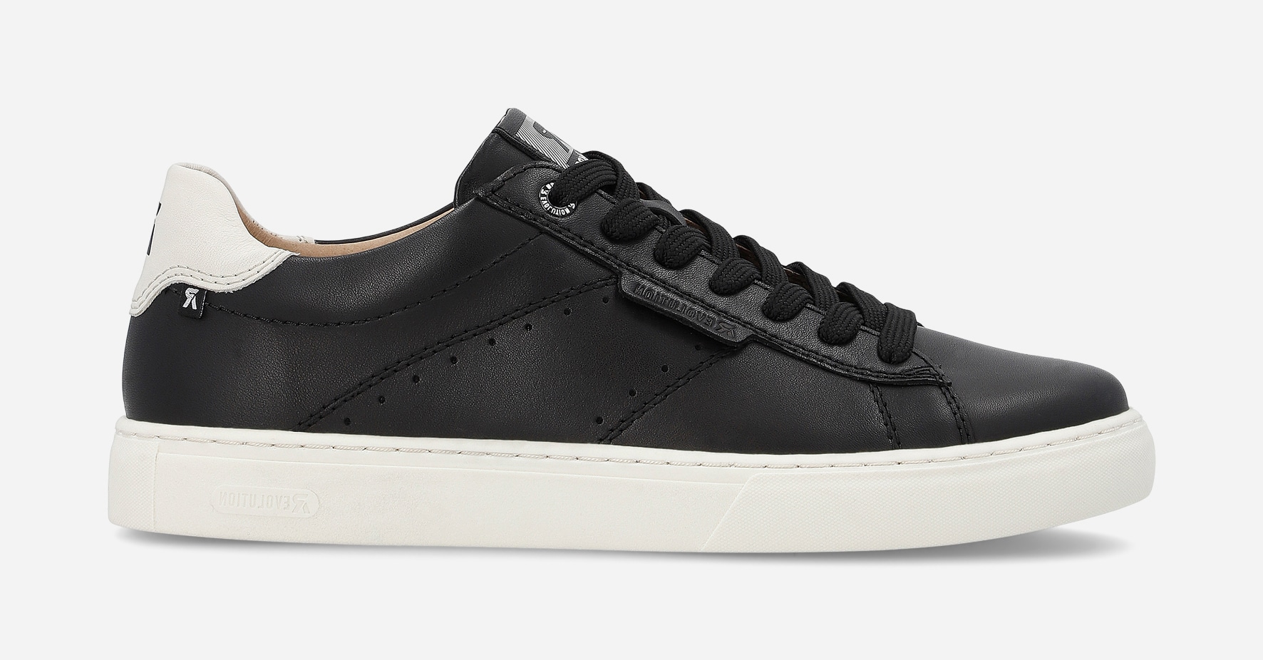 RIEKER, Spasersko med snøring Sort