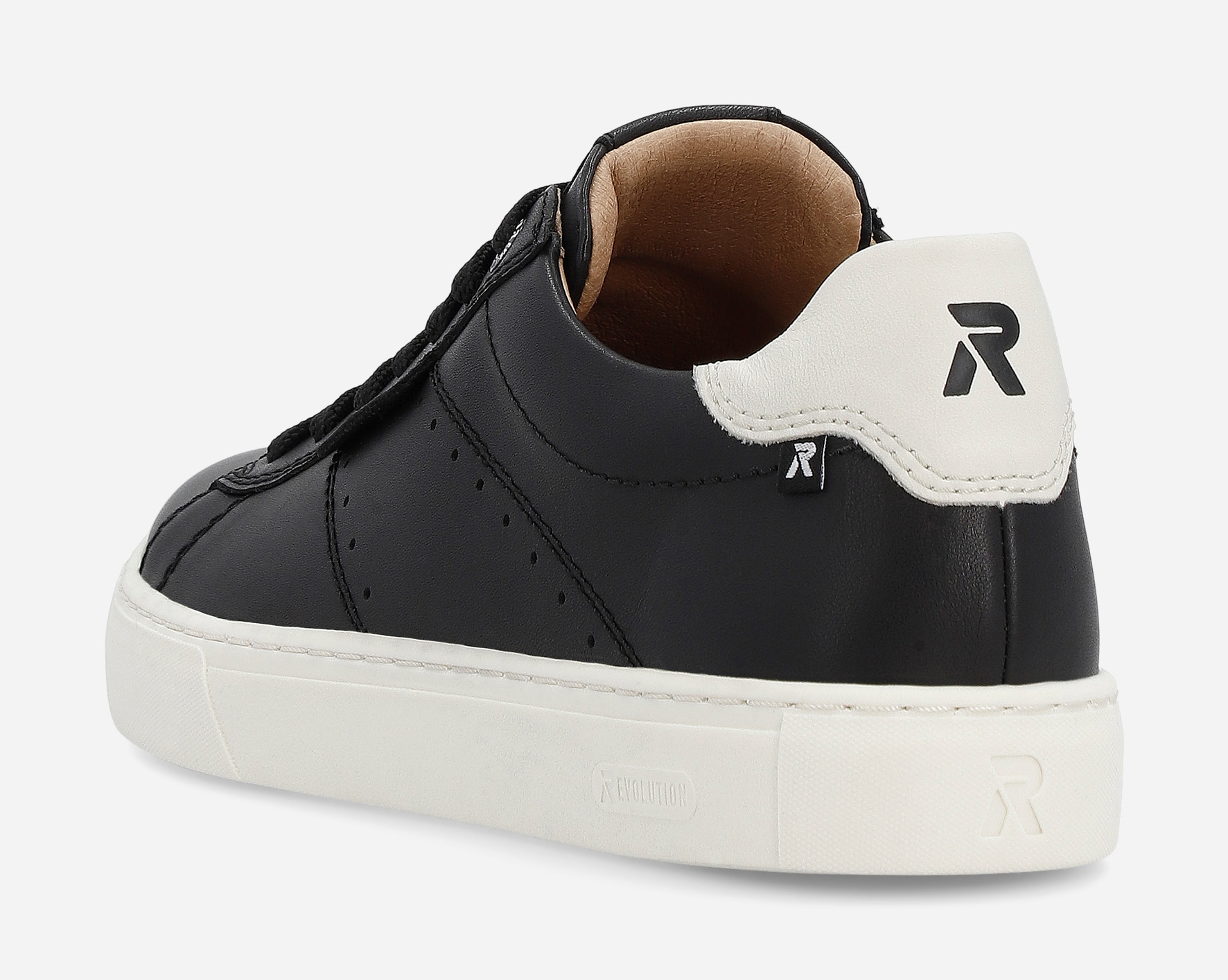 RIEKER, Spasersko med snøring Sort