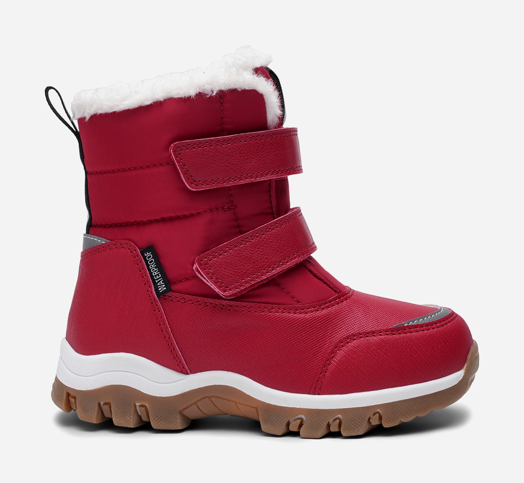 LINEAR, Varmforet skolett waterproof Rød