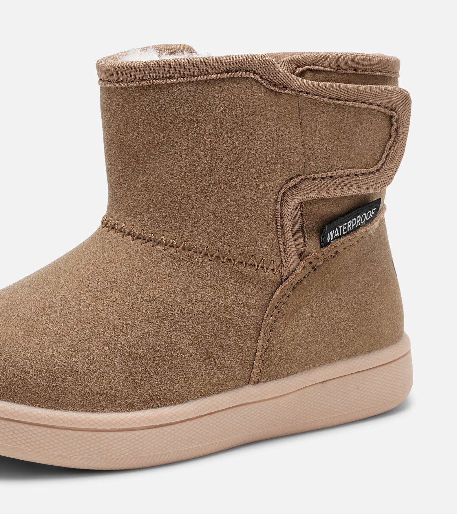 LINEAR, Varmforet boots, waterproof Beige