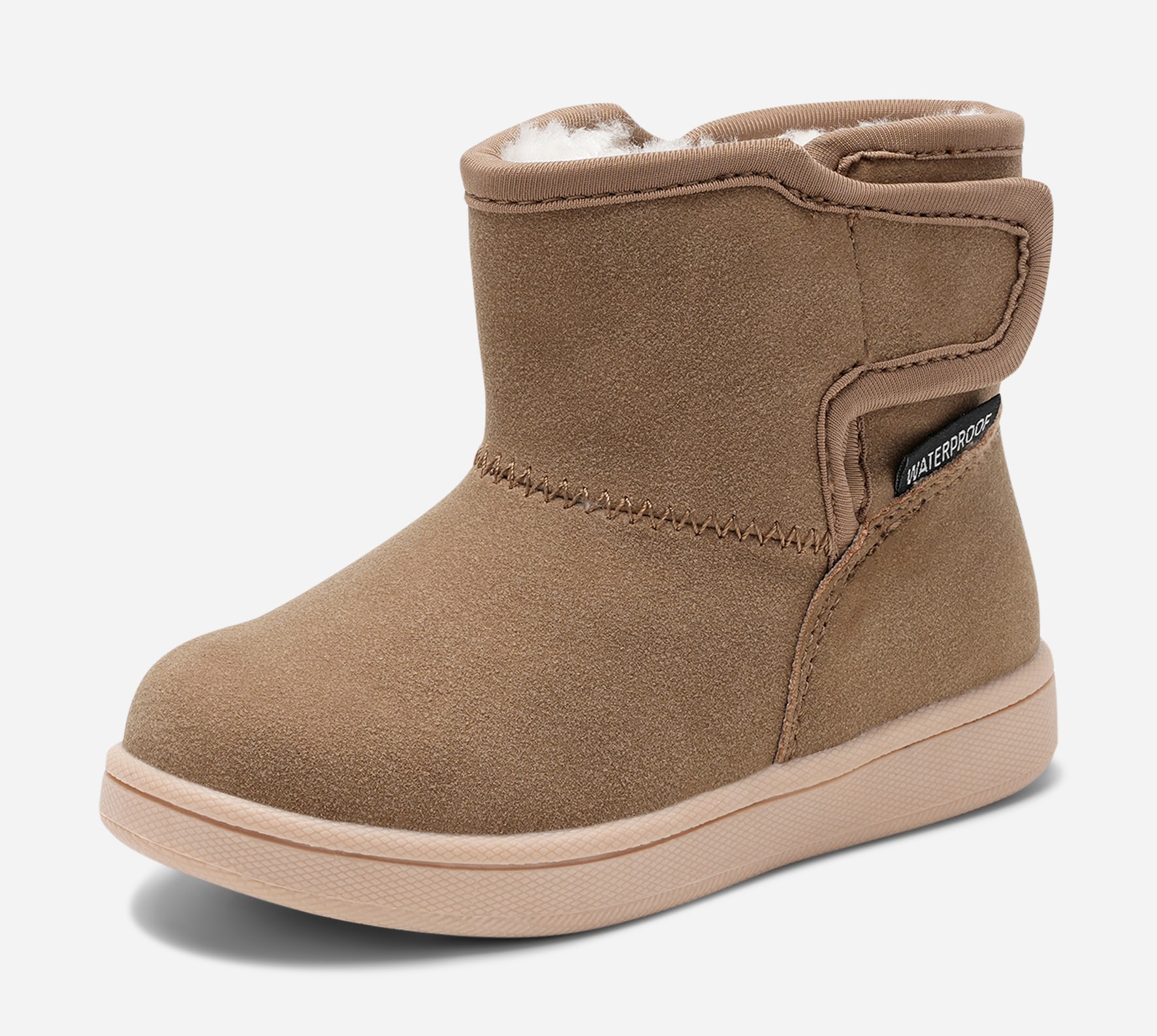 LINEAR, Varmforet boots, waterproof Beige