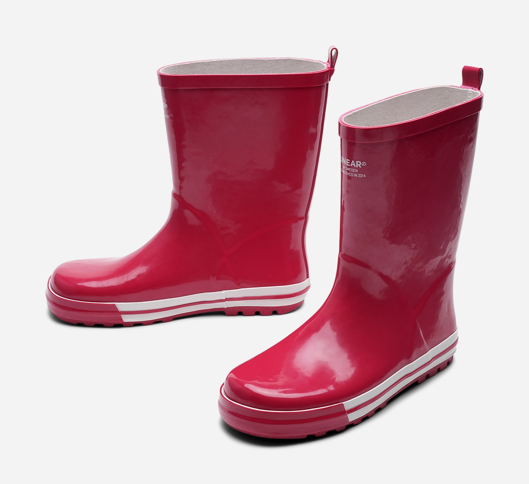 LINEAR, Gummistøvler Rød
