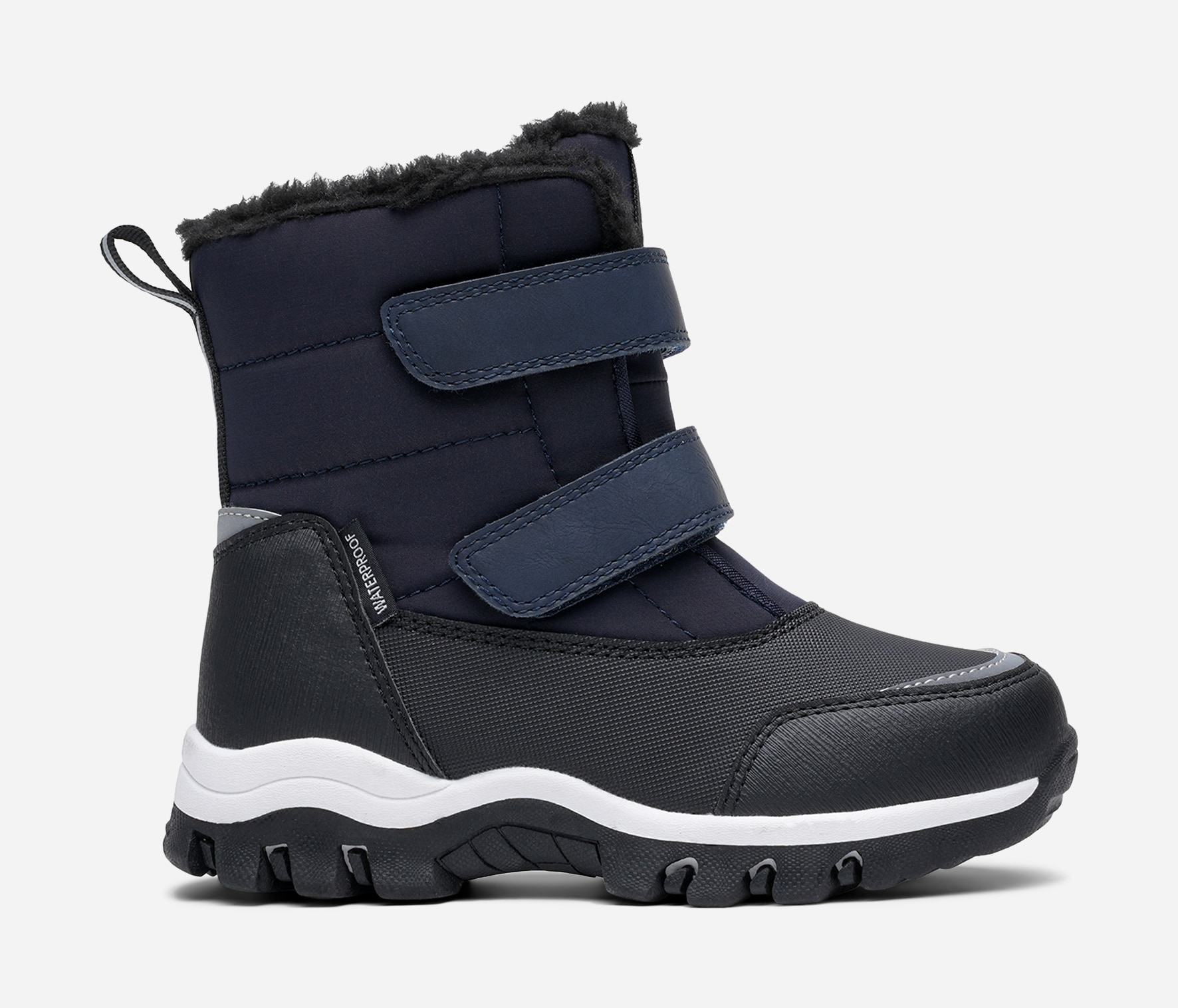 LINEAR, Varmforet skolett waterproof Blå