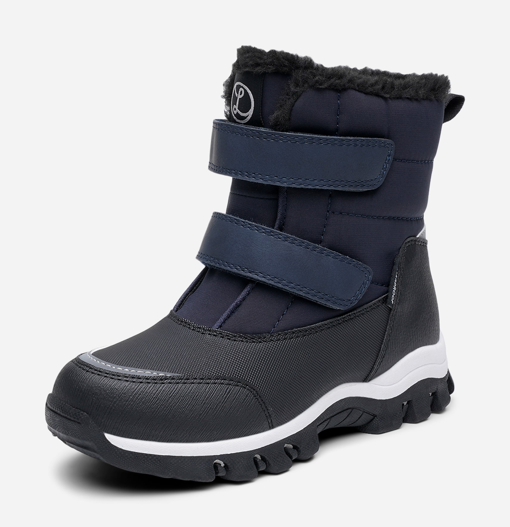 LINEAR, Varmforet skolett waterproof Blå