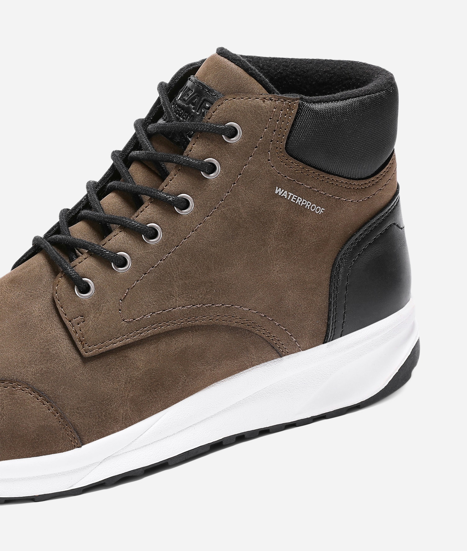 LINEAR, Fleeceforet høy sneakers waterproof Grønn
