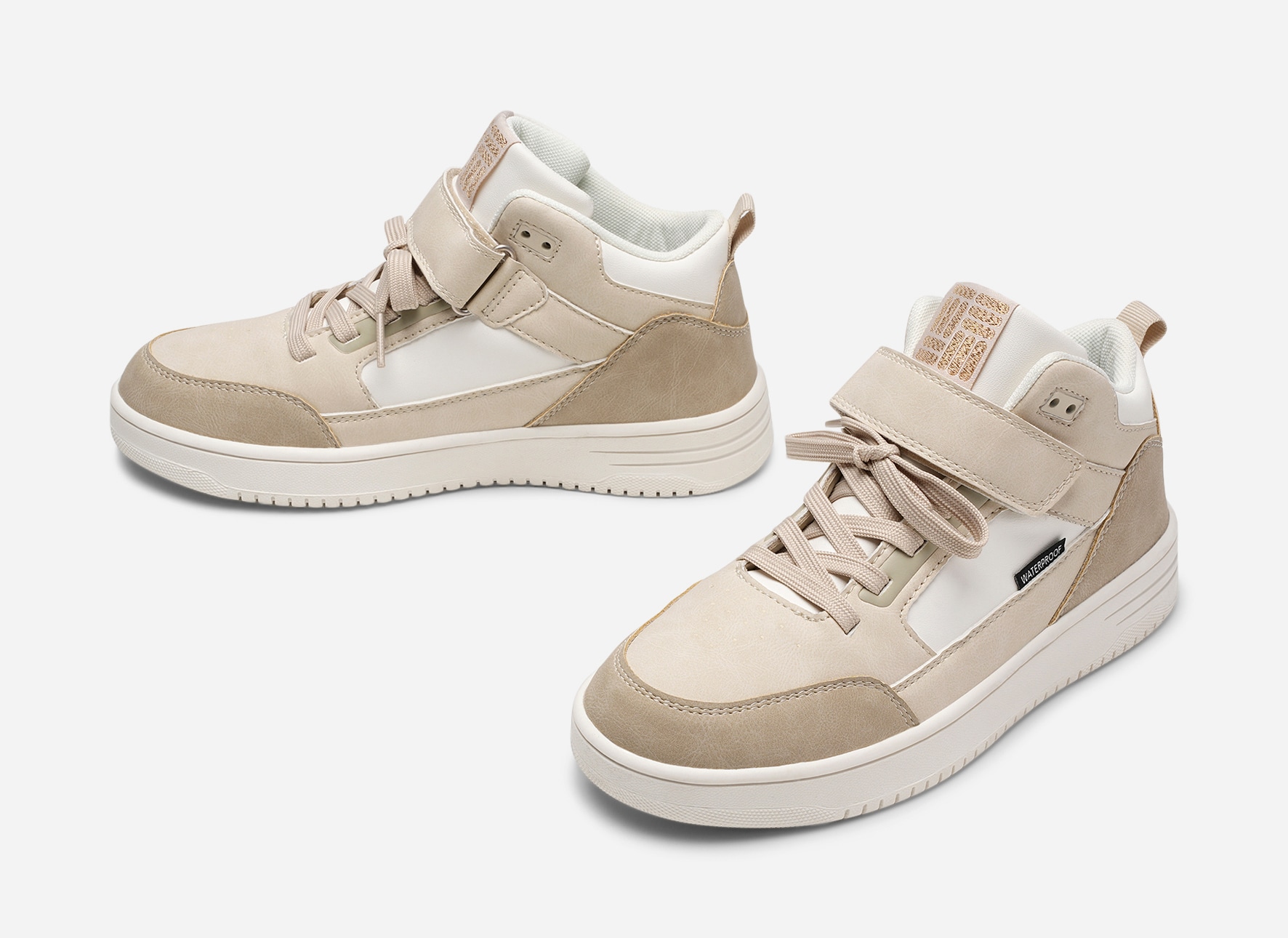 DINSKO, Høye sneakers, waterproof Beige