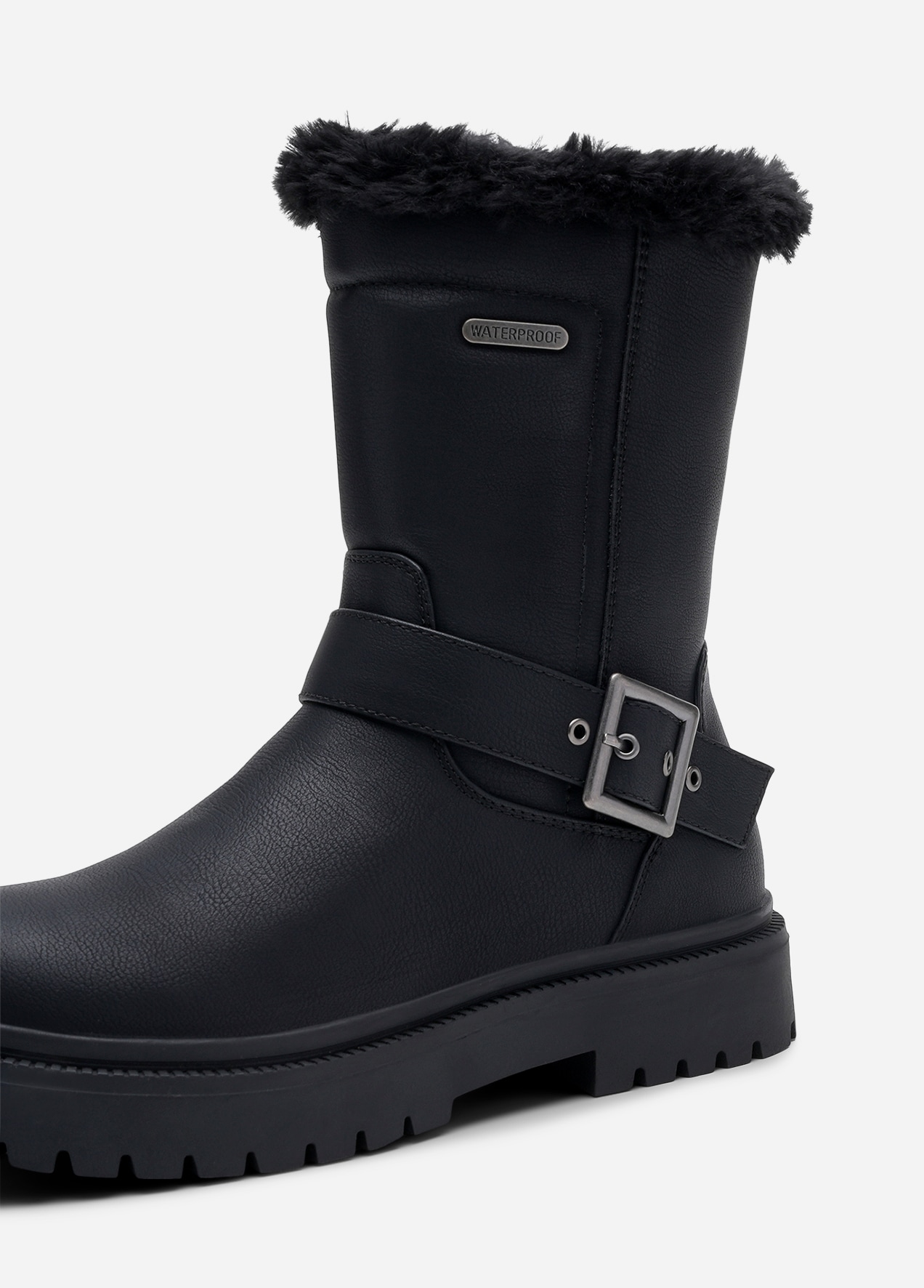 LINEAR, Varmforet støvlett, waterproof Sort