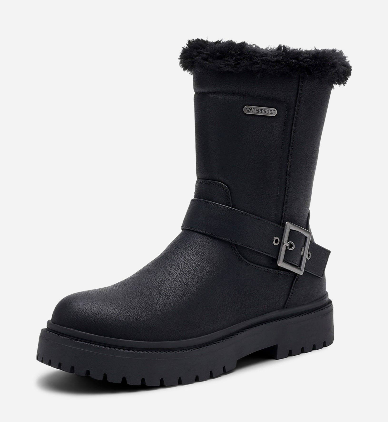 LINEAR, Varmforet støvlett, waterproof Sort