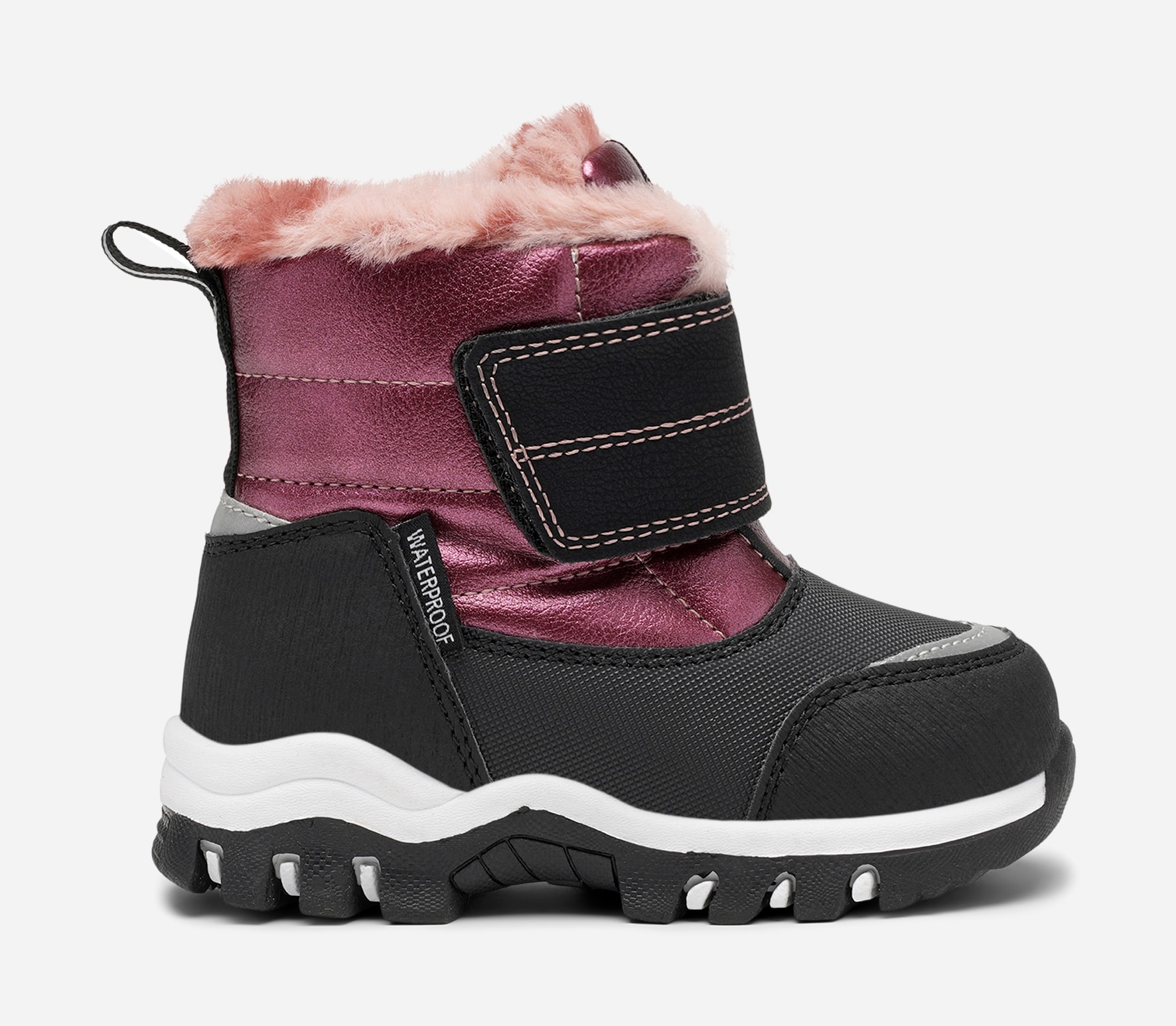 LINEAR, Varmforet skolett waterproof Rosa