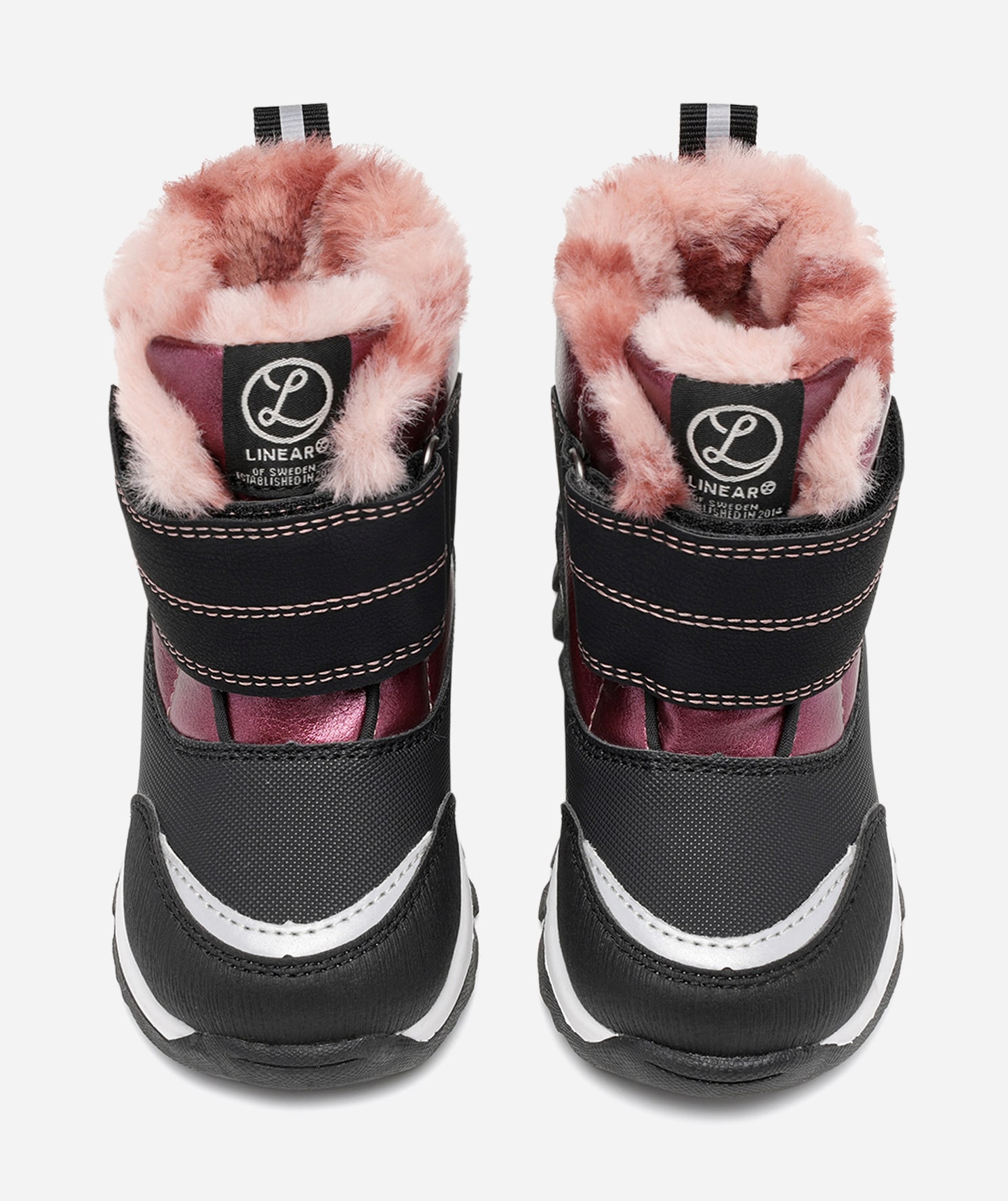 LINEAR, Varmforet skolett waterproof Rosa
