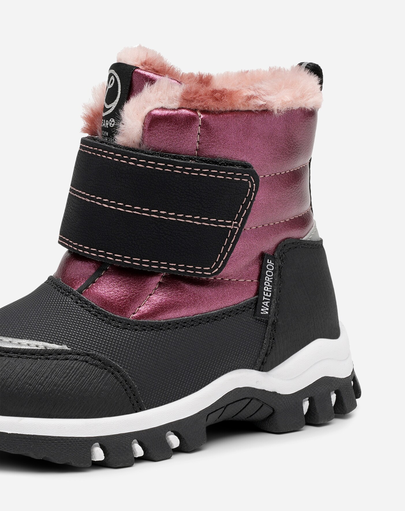 LINEAR, Varmforet skolett waterproof Rosa