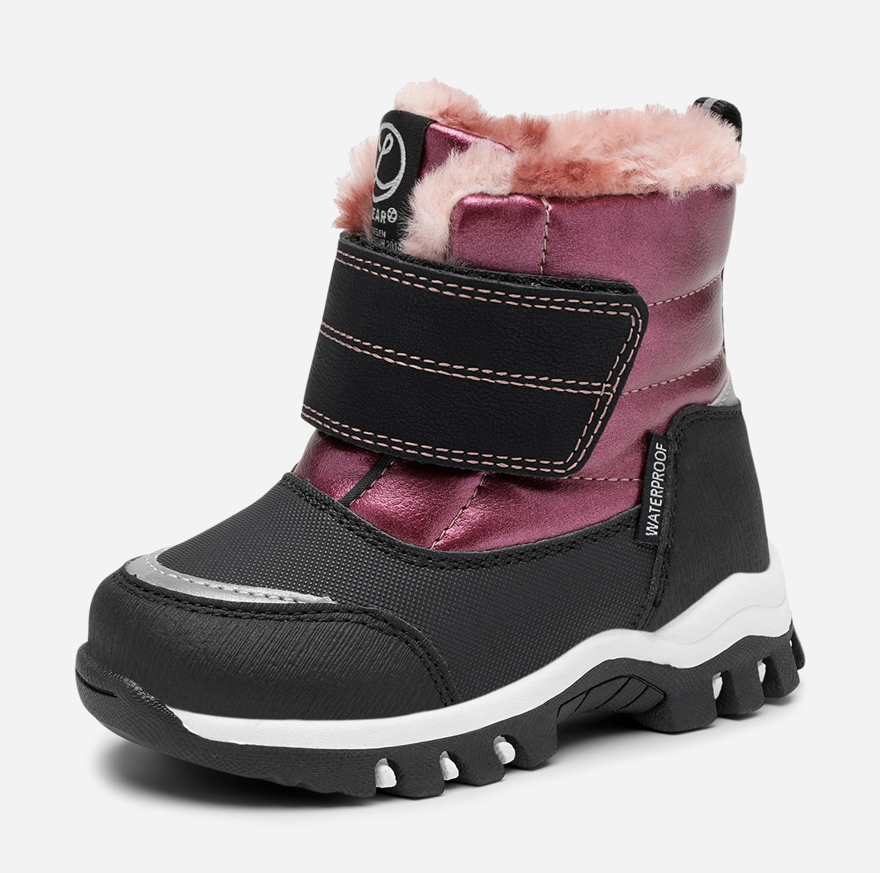 LINEAR, Varmforet skolett waterproof Rosa