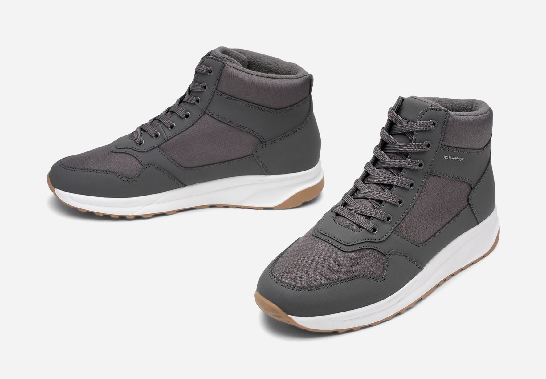 LINEAR, Høye sneakers, waterproof Grå