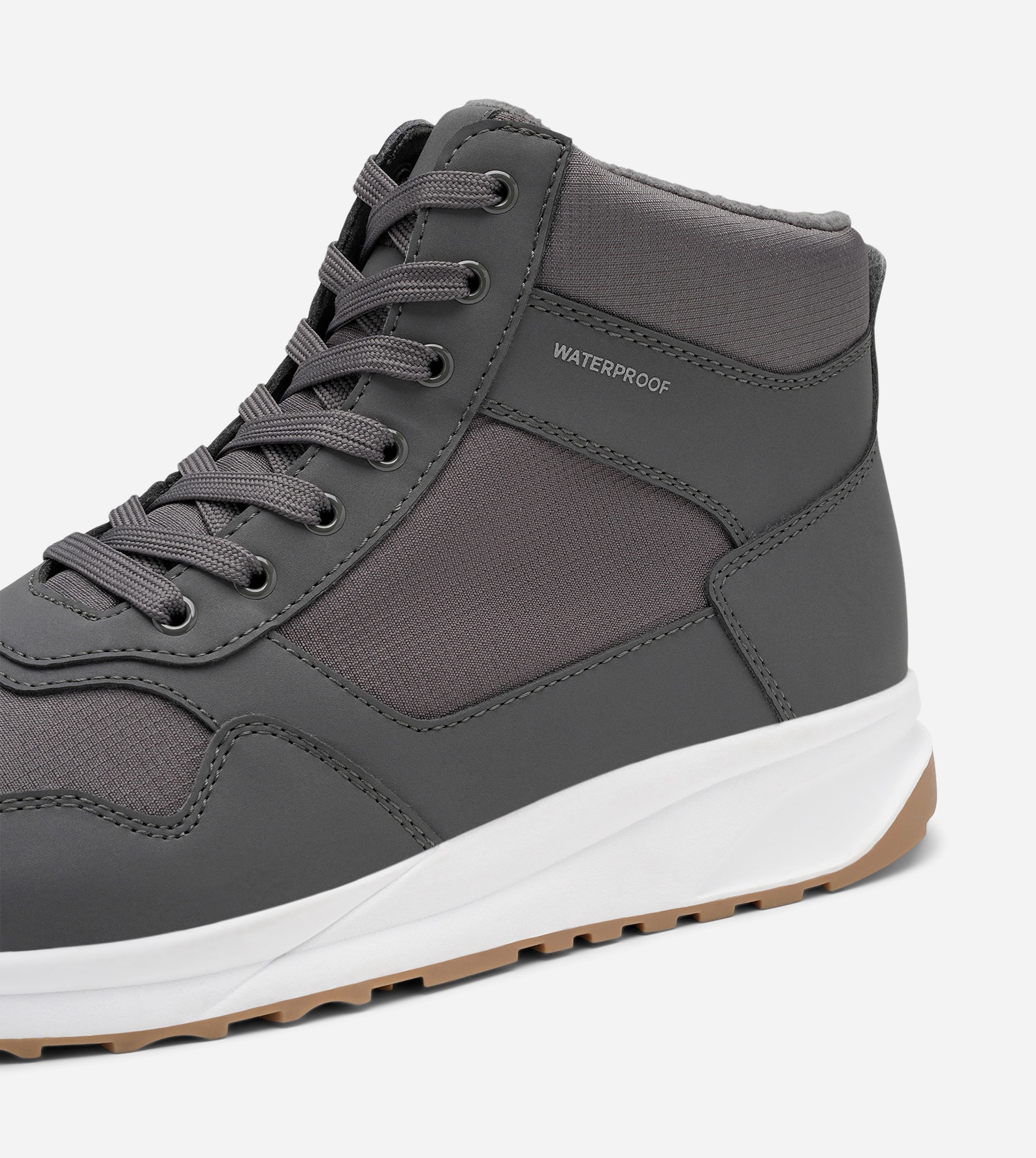LINEAR, Høye sneakers, waterproof Grå