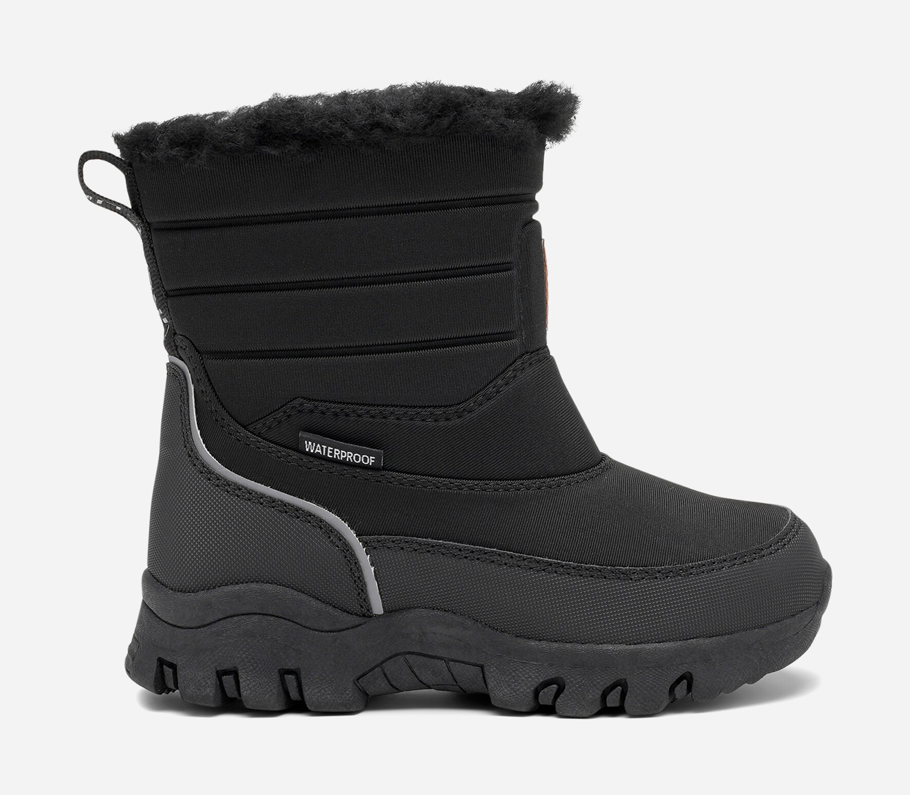 LINEAR, Varmforet støvlett, waterproof Sort
